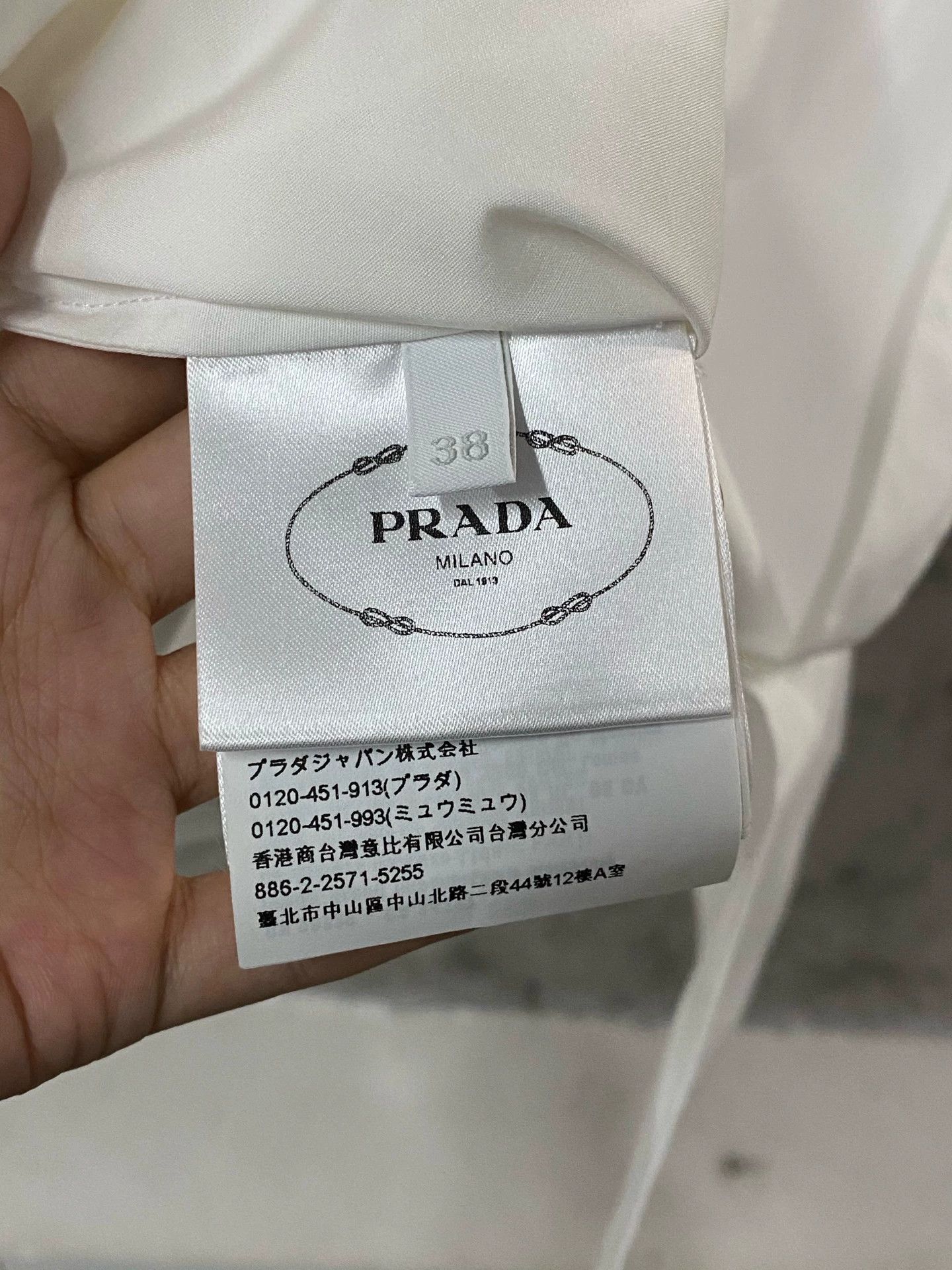 Prada Prada Triangle Logo Shirt 38 New Size S / US 4 / IT 40 - 7 Thumbnail