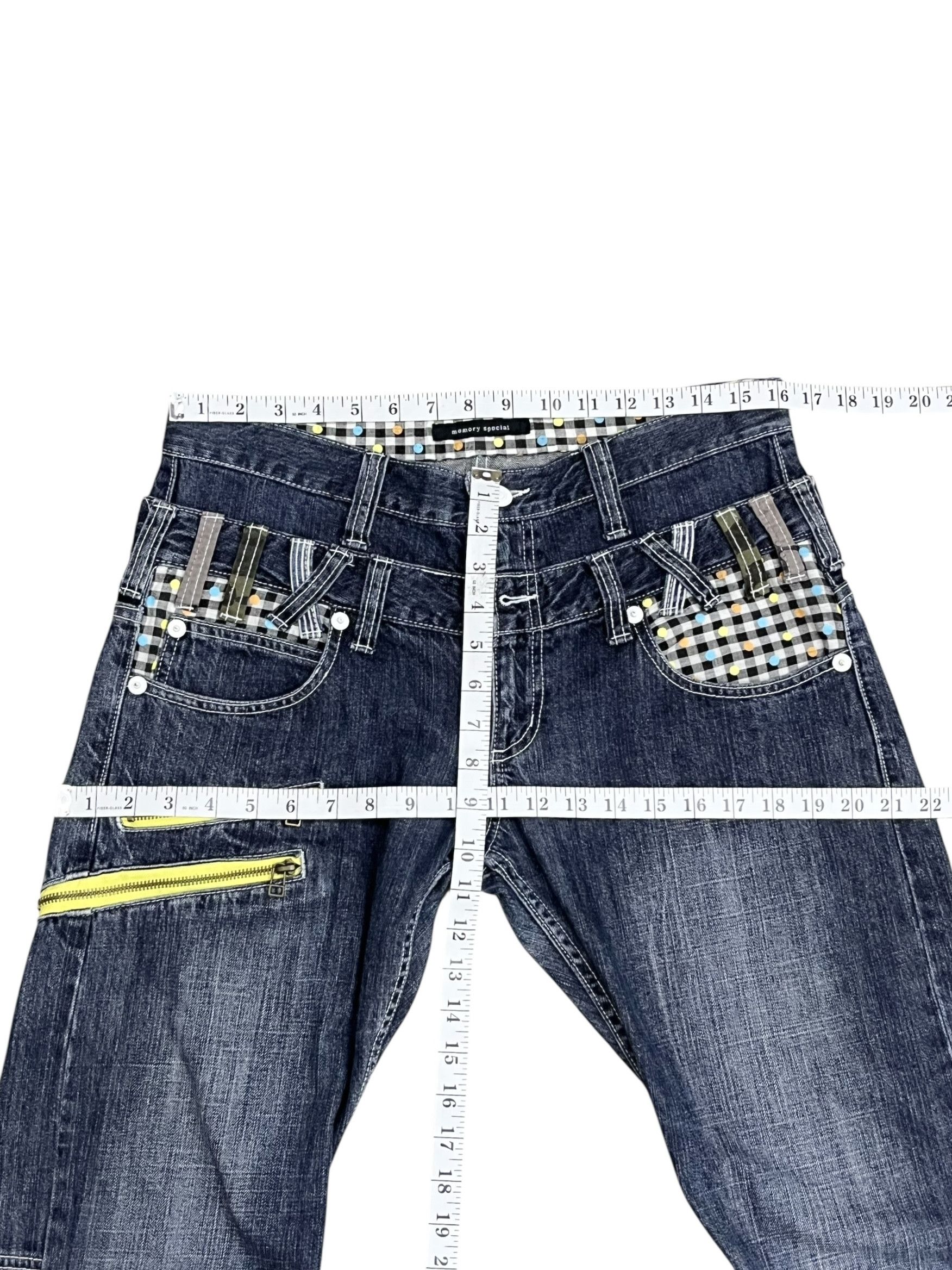 Chronicles Of Never "NEVER TRUST WOMAN" Bondage Zip Grunge Double Waist Denim Size US 32 / EU 48 - 11 Thumbnail