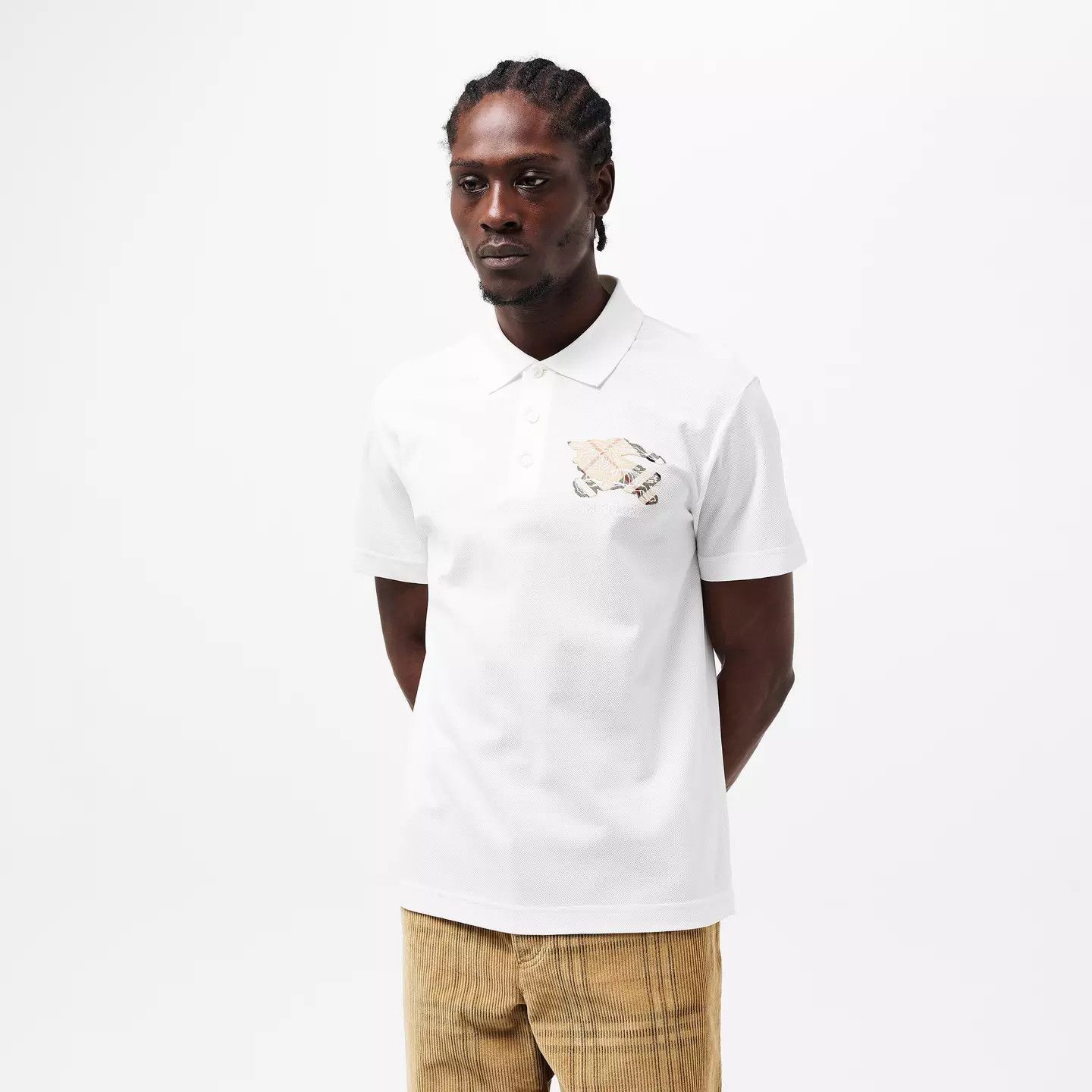 Burberry o1g2r1mq0426 Short Sleeve Tailored Fit Polo Shirt in White Size US S / EU 44-46 / 1 - 3 Thumbnail