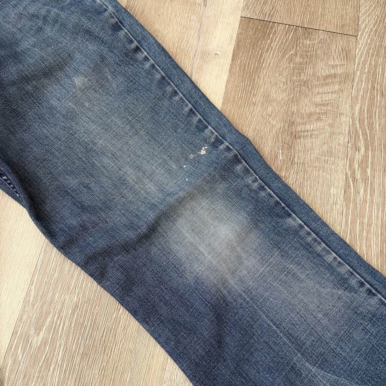 Levi's Rare Vintage 90s Levi’s Sta Prest 31x27 Denim Blue Jeans Size US 31 - 12 Thumbnail