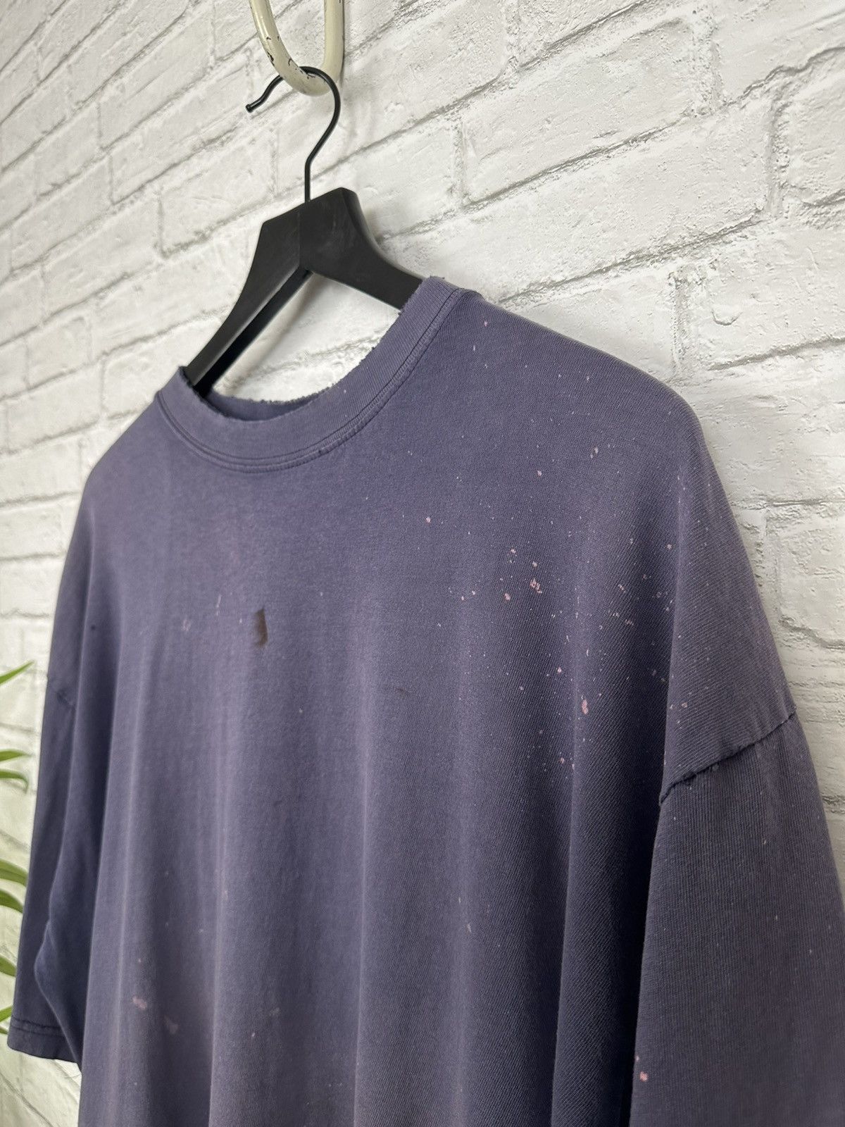 Vintage (3XL) BEAUTIFULLY THRASHED BURN OUT Vintage T Shirt Size US XXL / EU 58 / 5 - 5 Thumbnail