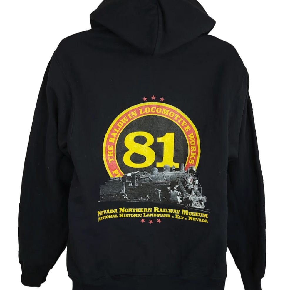 Port & Company Nevada Northern No 81 Locomotive Sweatshirt Hoodie Mens Size Small Train Museum Black Port & Company Shirt? Size US S / EU 44-46 / 1 - 2 Thumbnail