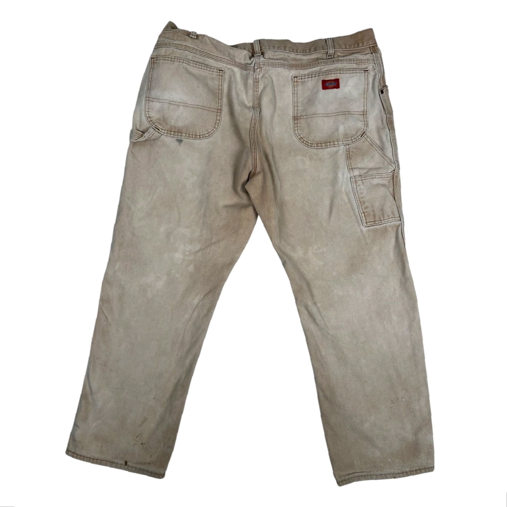 Dickies VINTAGE Dickies Pants Carpenter 40x30 Men Regular Straight Brown 90s Grunge Workwear Stained Sun Fade 874 Size US 40 / EU 56 - 2 Thumbnail