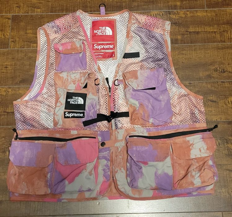 Supreme the north face cargo clearance vest multicolor