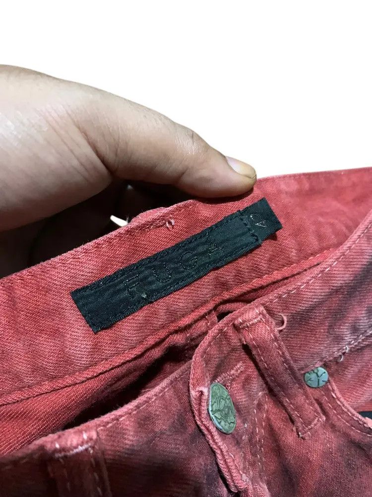 GOSTAR DE FUGA FUGA japan gothic bloody red flared jeans Size US 30 / EU 46 - 11 Thumbnail