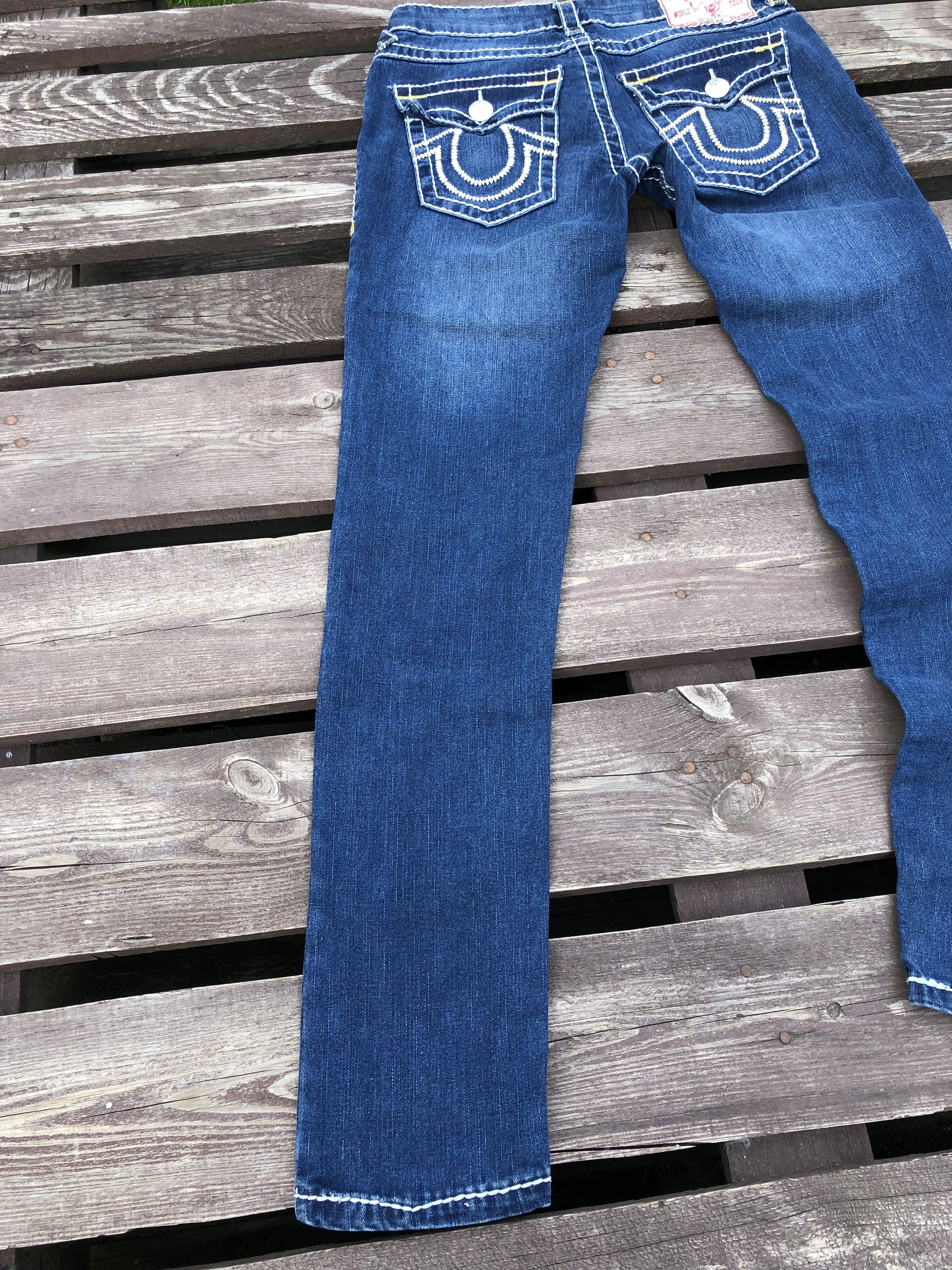 True Religion True Religion Y2K Vintage Johnny Big T Denim Jeans Size 29 Size 29" - 13 Thumbnail