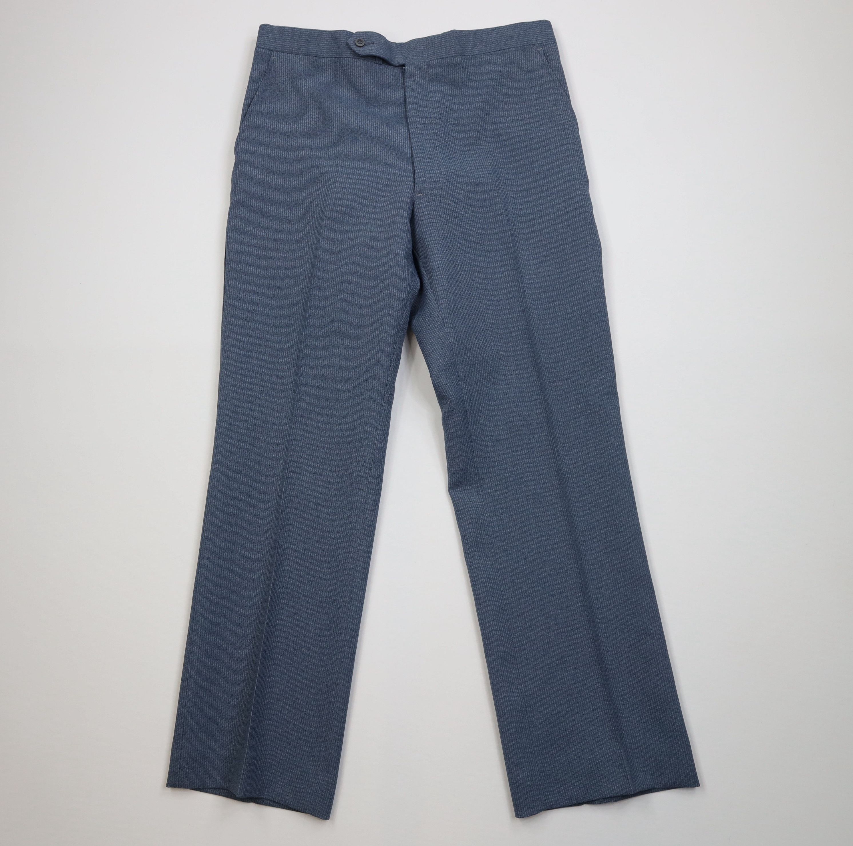 Vintage Vintage 70s Streetwear Knit Flared Wide Leg Chino Pants USA Size US 32 / EU 48 - 1 Thumbnail