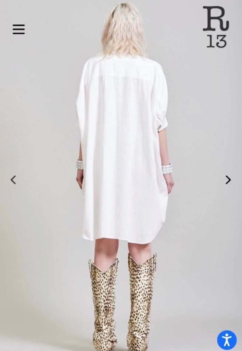 R13 Boxy button up dress size XS Size XS / US 0-2 / IT 36-38 - 3 Thumbnail