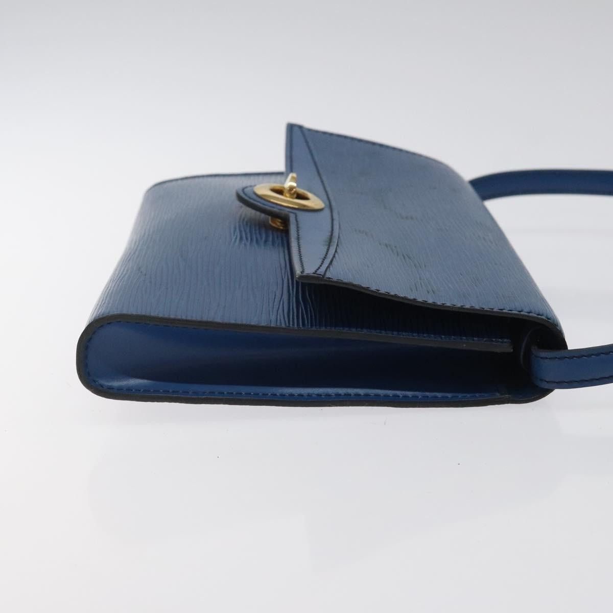Louis Vuitton LOUIS VUITTON Epi Pochette Arche Shoulder Bag Blue M52575 Size ONE SIZE - 3 Thumbnail