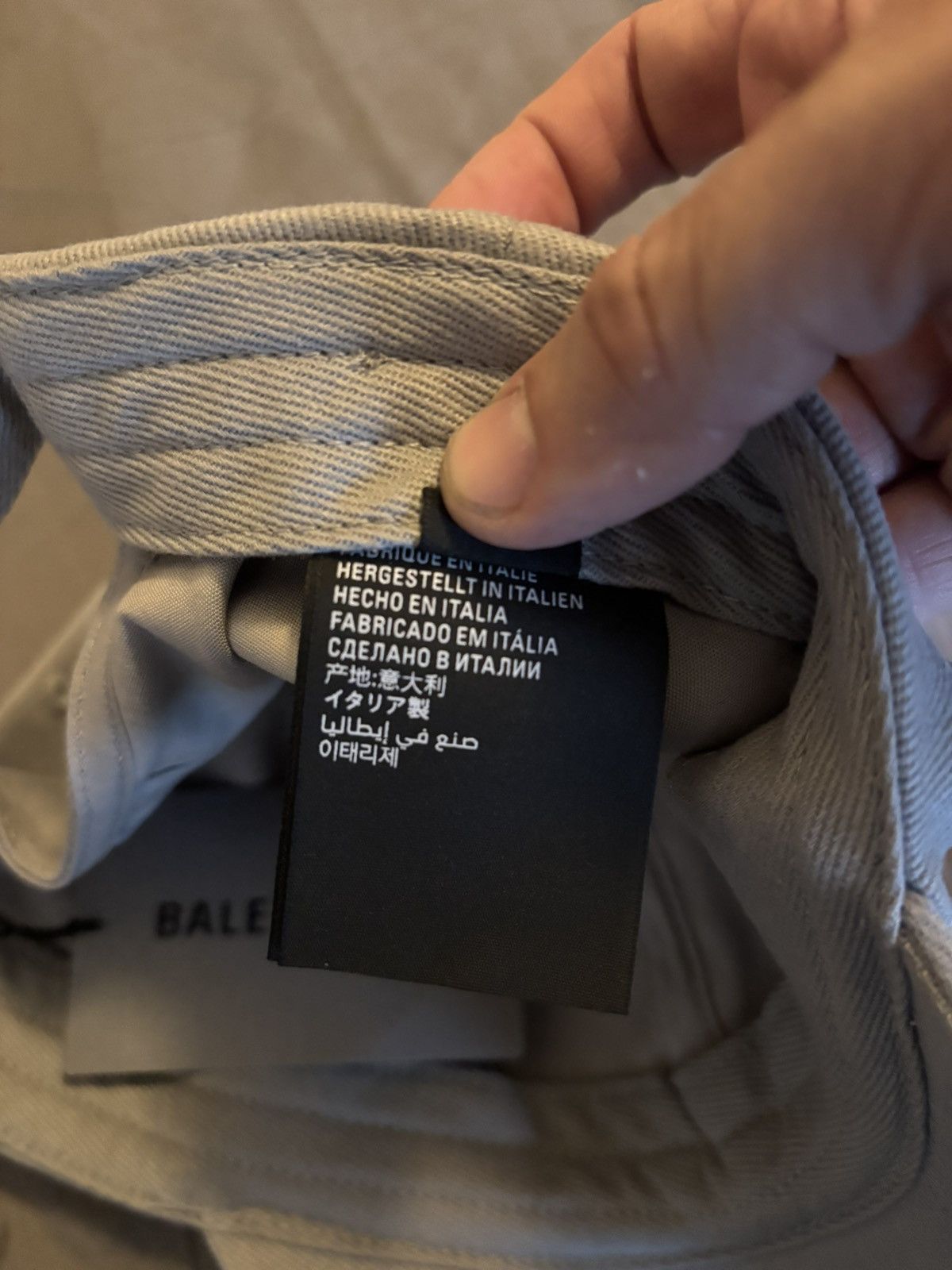 Balenciaga BALENCIAGA LOGO HAT Size ONE SIZE - 5 Thumbnail