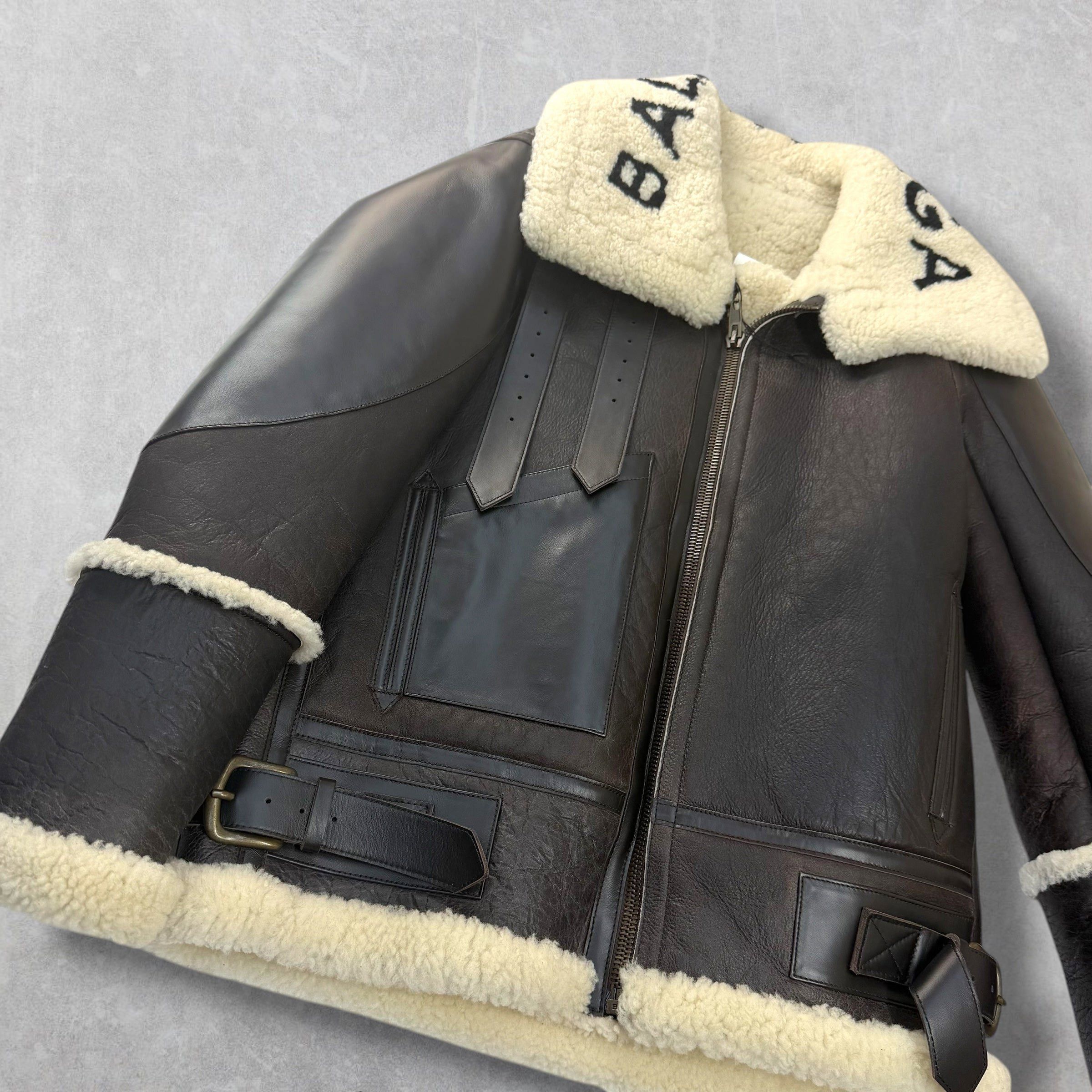 Balenciaga Balenciaga "Le Bombardier" Oversized Shearling Jacket 36 (M) Size US M / EU 48-50 / 2 - 4 Thumbnail