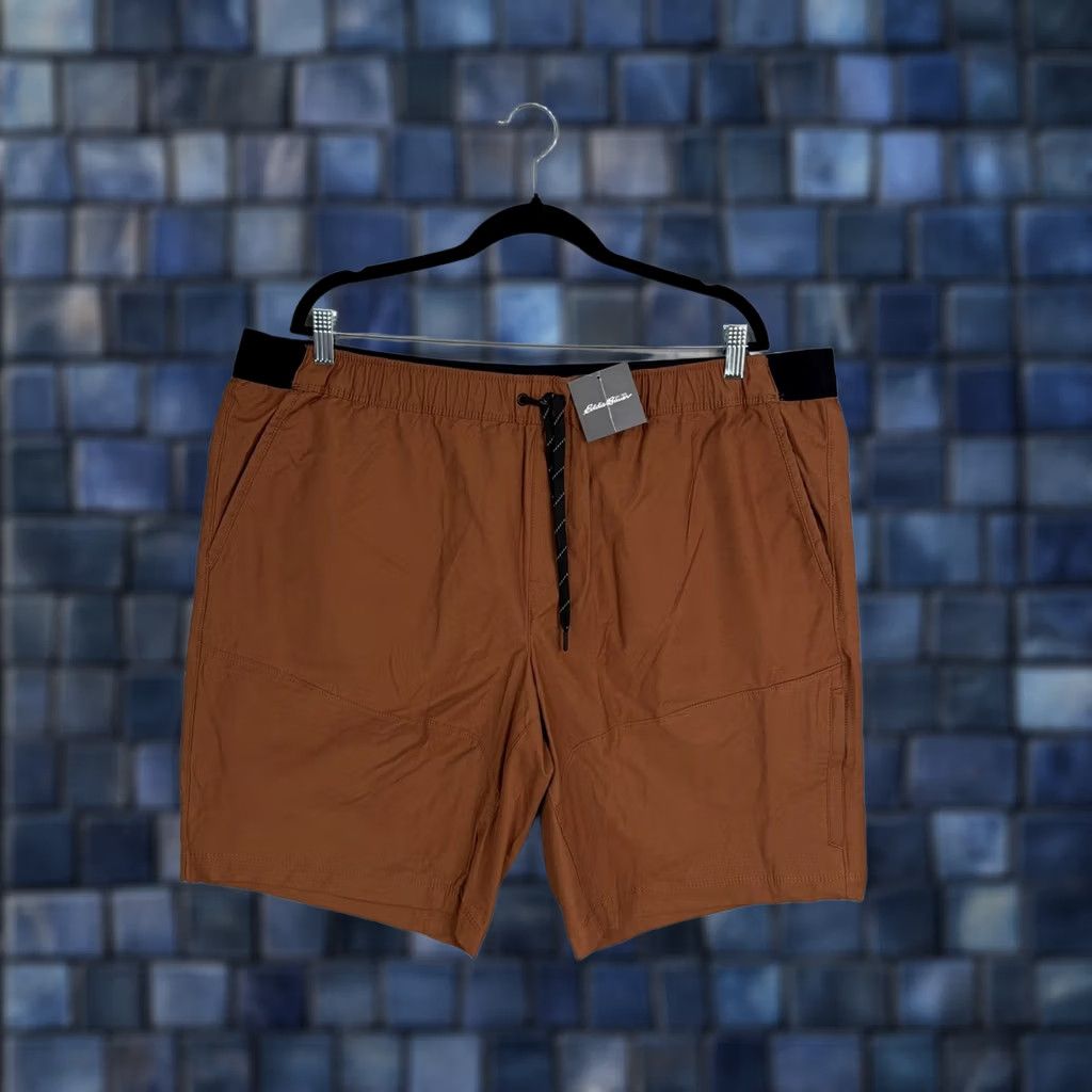 Eddie Bauer Eddie Bauer Shorts Mens 2XL Brown Hiking Active Ultimate Adventure Pull On Size US 39 - 1 Thumbnail