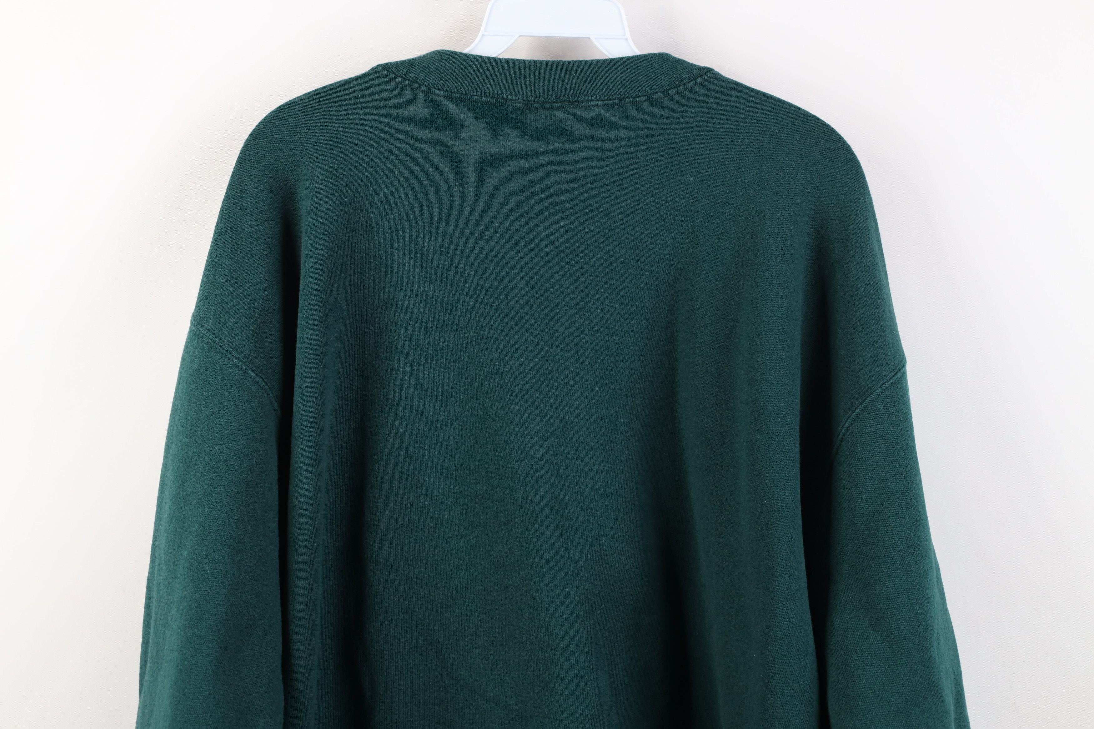 Vintage Vintage 90s Streetwear Christmas Excuses Sweatshirt Green Size US XL / EU 56 / 4 - 12 Thumbnail
