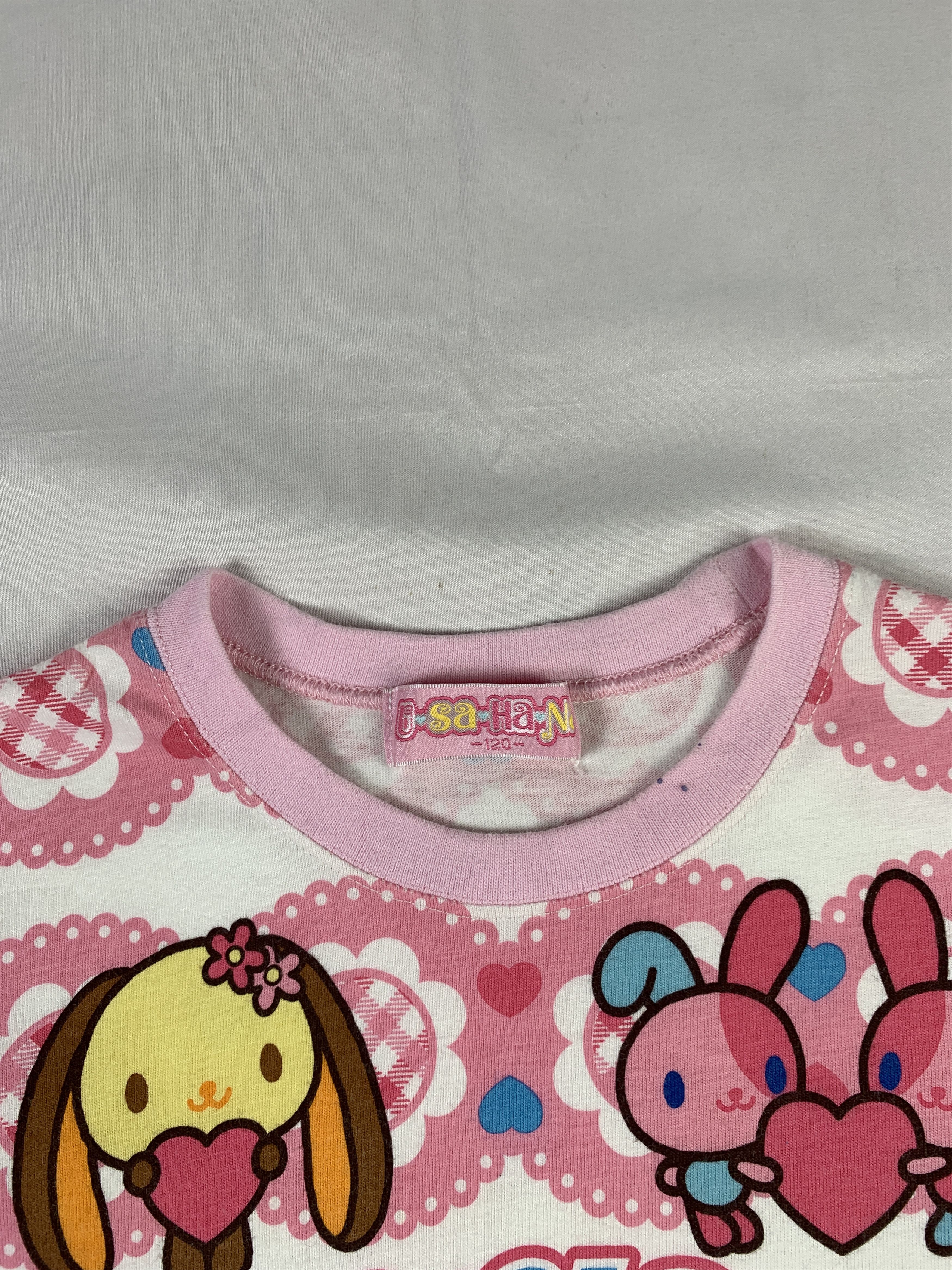 Japanese Brand 2000s u-sa-ha-na by Sanrio Baby Tee (XS) Size XS / US 0-2 / IT 36-38 - 6 Thumbnail