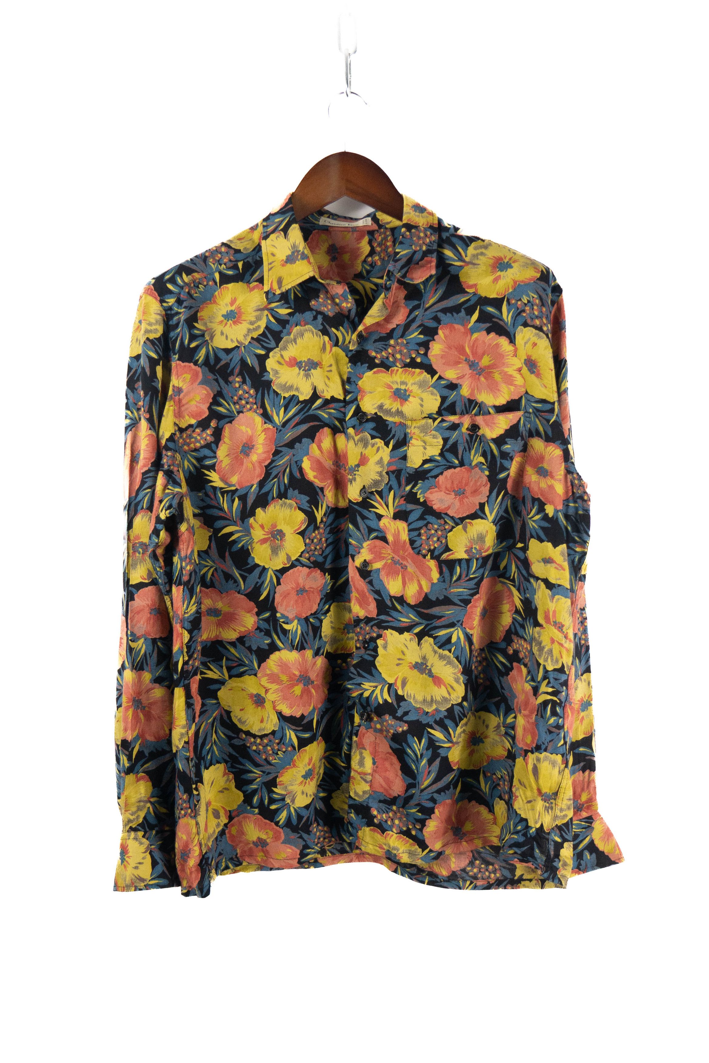 Dior Vintage dior shirt flower pattern Size US L / EU 52-54 / 3 - 1 Thumbnail