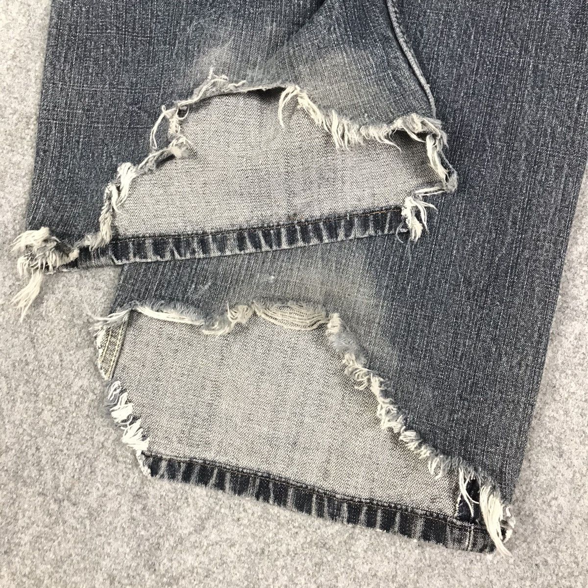 Japanese Brand RIPPED DISTRESSED PEPE JEANS BAGGY PANTS Size US 38 / EU 54 - 10 Thumbnail