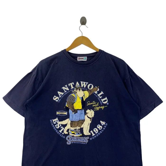 Vintage Vintage 1984 SANTA WORLD GYPSY Natural Faded Tee Shirt Size L / US 10 / IT 46 - 2 Thumbnail