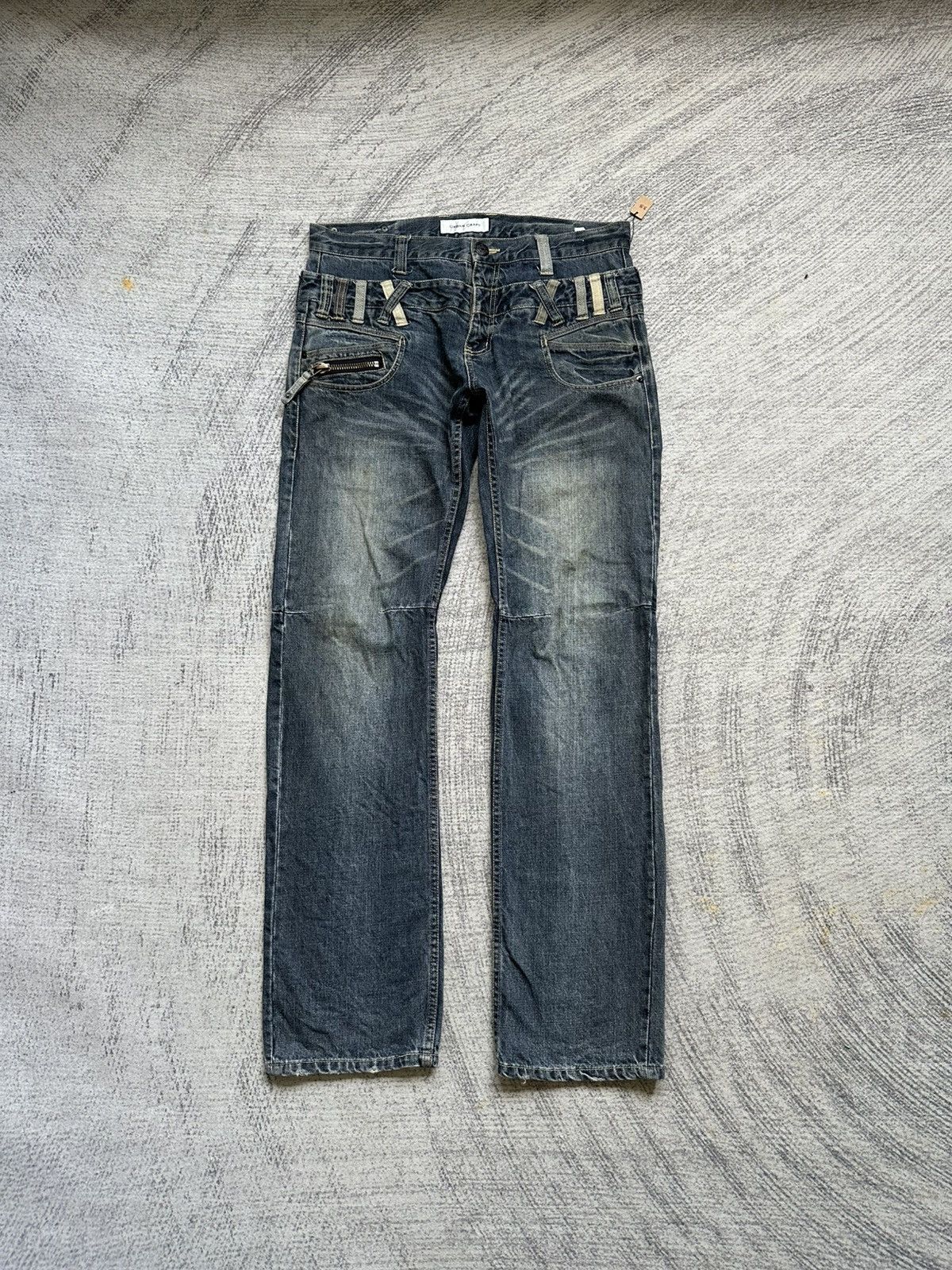 Urban Outfitters Double Waist Urban Craft Jeans Japanese Brand Size US 35 - 3 Thumbnail