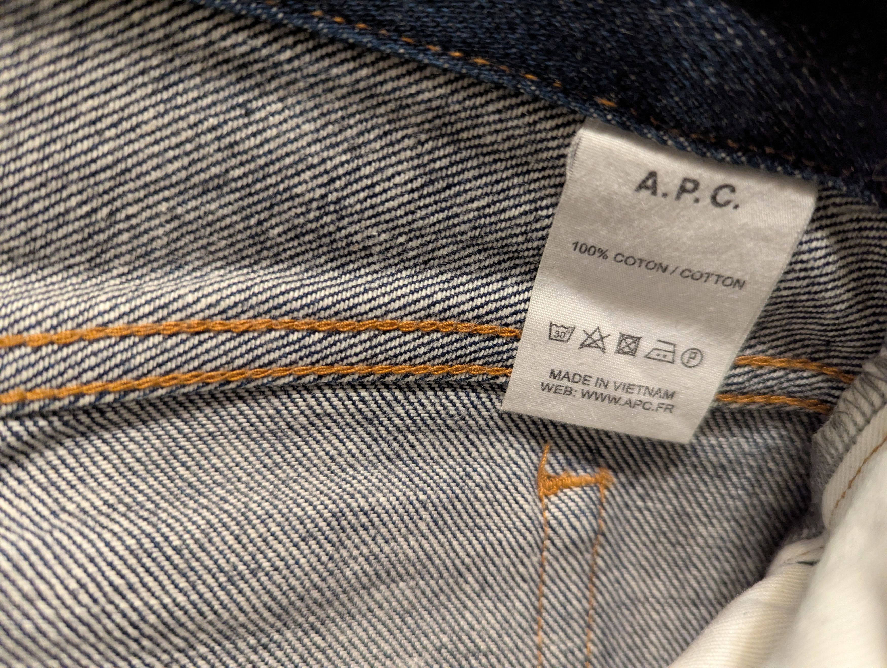 A.P.C. Selvedge jeans Size US 30 / EU 46 - 11 Thumbnail