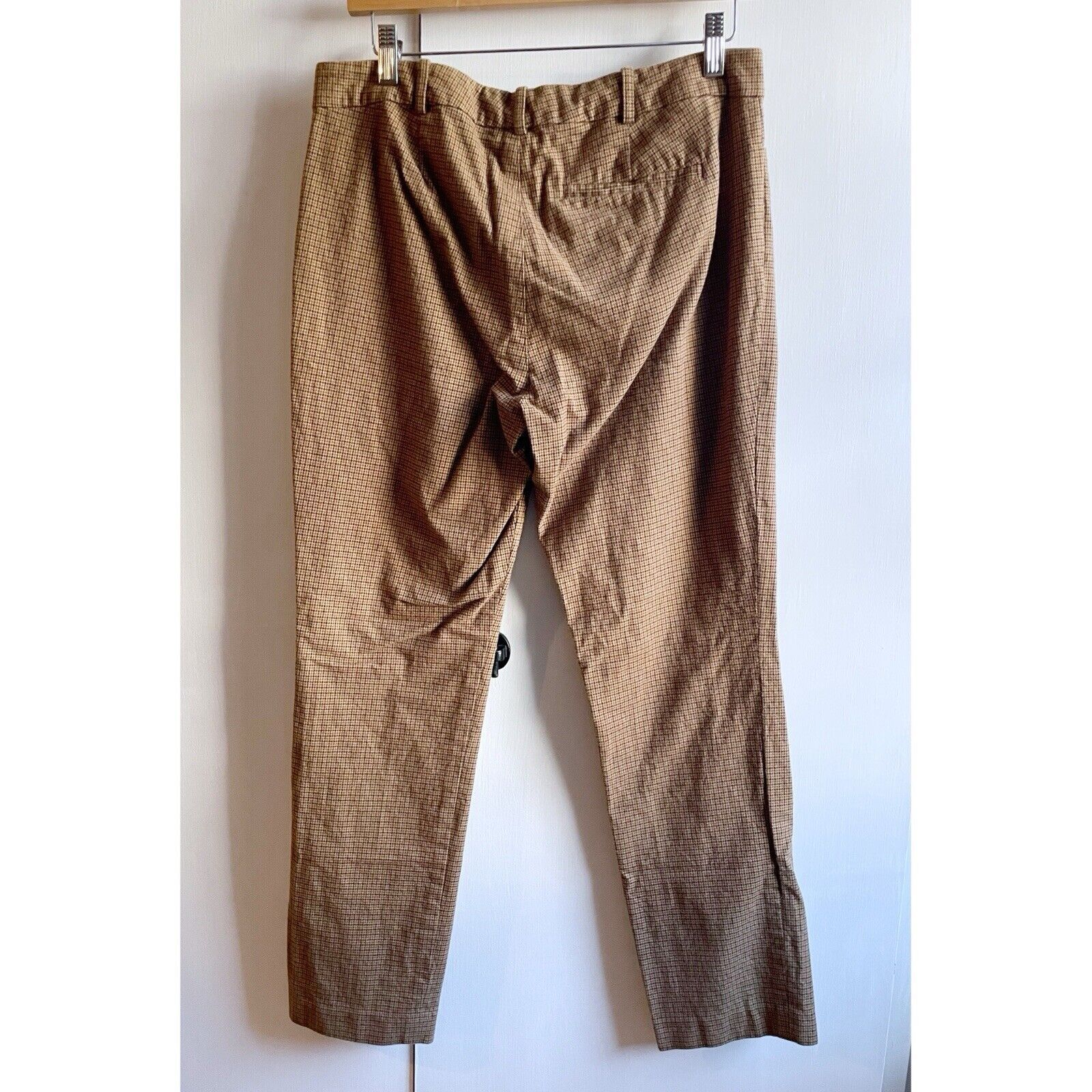 Lauren Ralph Lauren Lauren Ralph Lauren Pants Womens 10 Brown Plaid Tapered Size 32" / US 10 / IT 46 - 3 Thumbnail