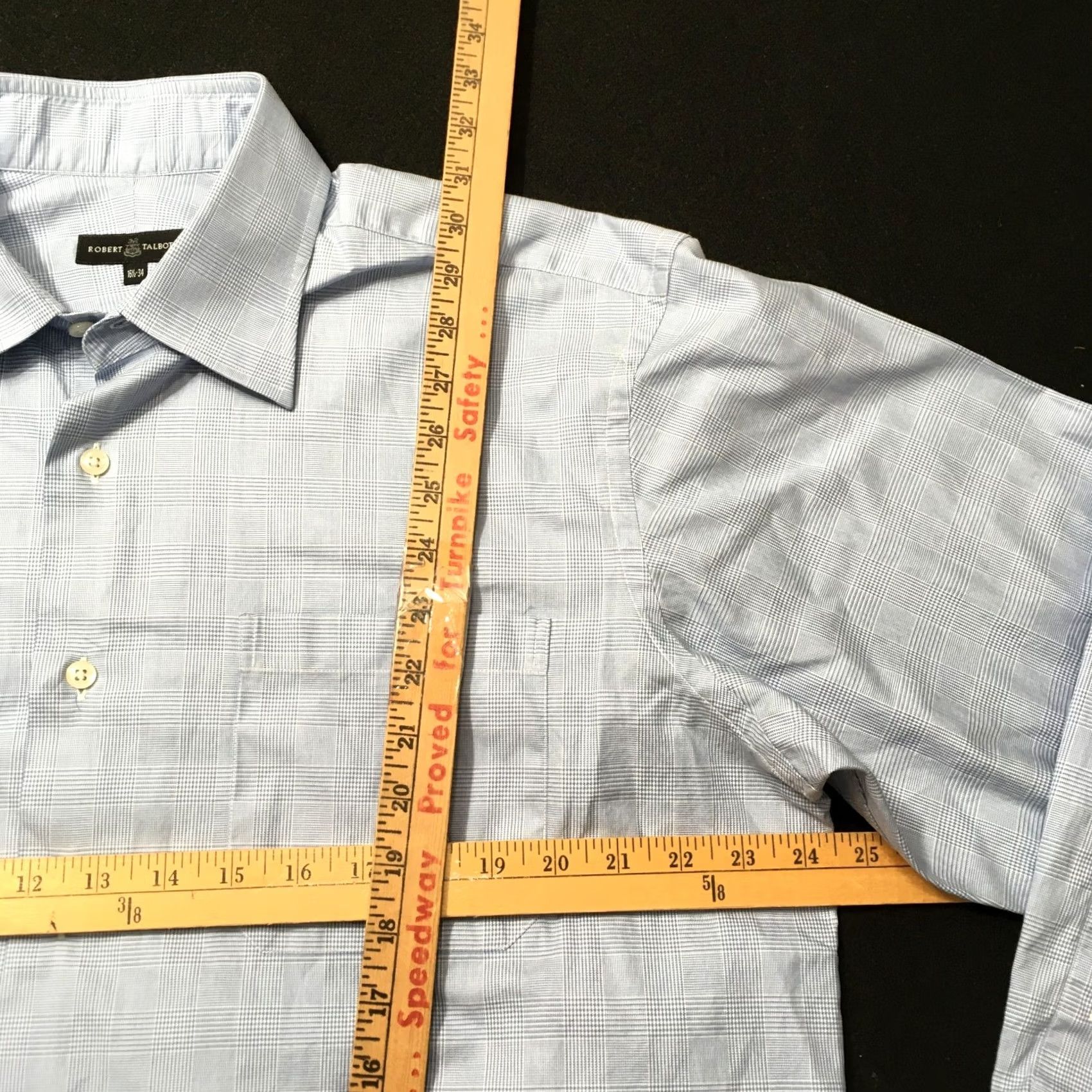 Robert Talbott Robert Talbott Button-Up Shirt Blue Long Sleeve 16.5 34 Classic Mens Regular Size 16.5 Color Blue Pattern Solid Shirt Size US XL / EU 56 / 4 - 4 Thumbnail
