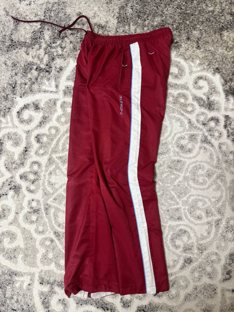 Nike VINTAGE CLASSIC NIKE R-ATHLETIC TRACK PANTS 90s Y2K Size US 30 / EU 46 - 10 Thumbnail