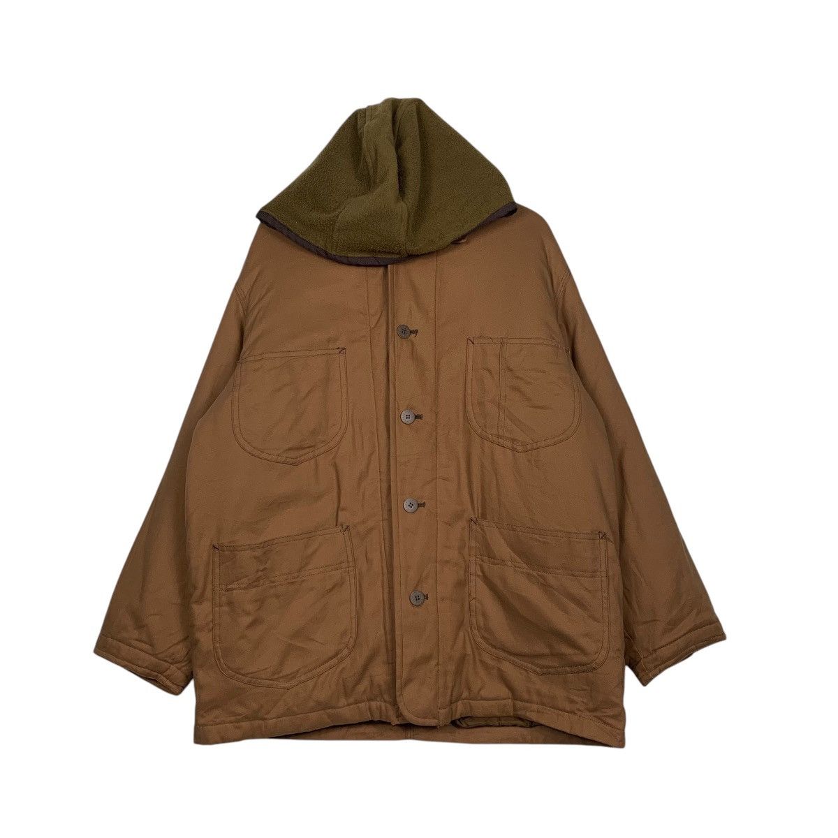 Japanese Brand Japanese Brand Mikebirnies Hooded Jacket Size US L / EU 52-54 / 3 - 1 Thumbnail
