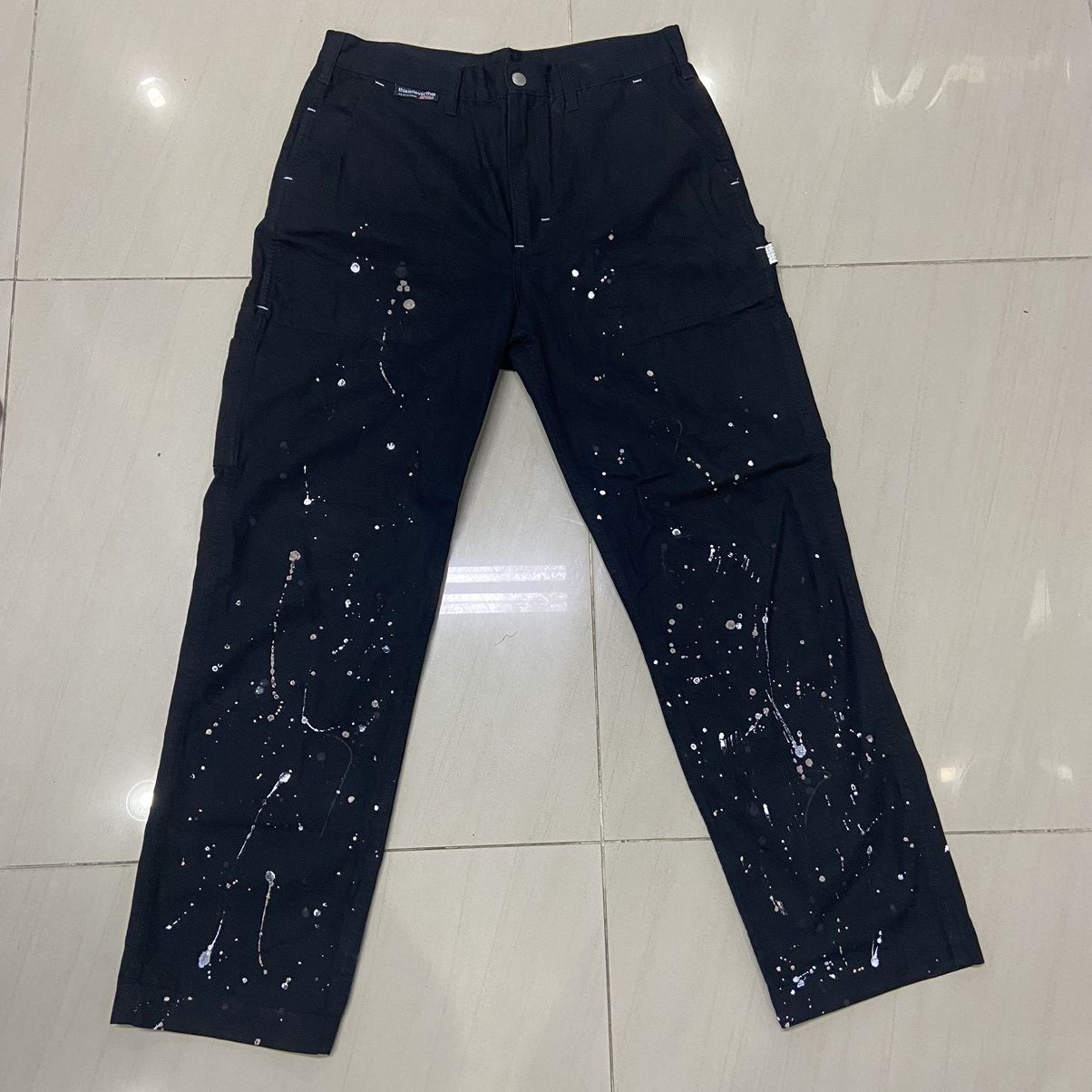 Designer × thisisneverthat Rare 🔥 Thisisneverthat Splash Paint Design CarpenterPant Size US 32 / EU 48 - 1 Thumbnail