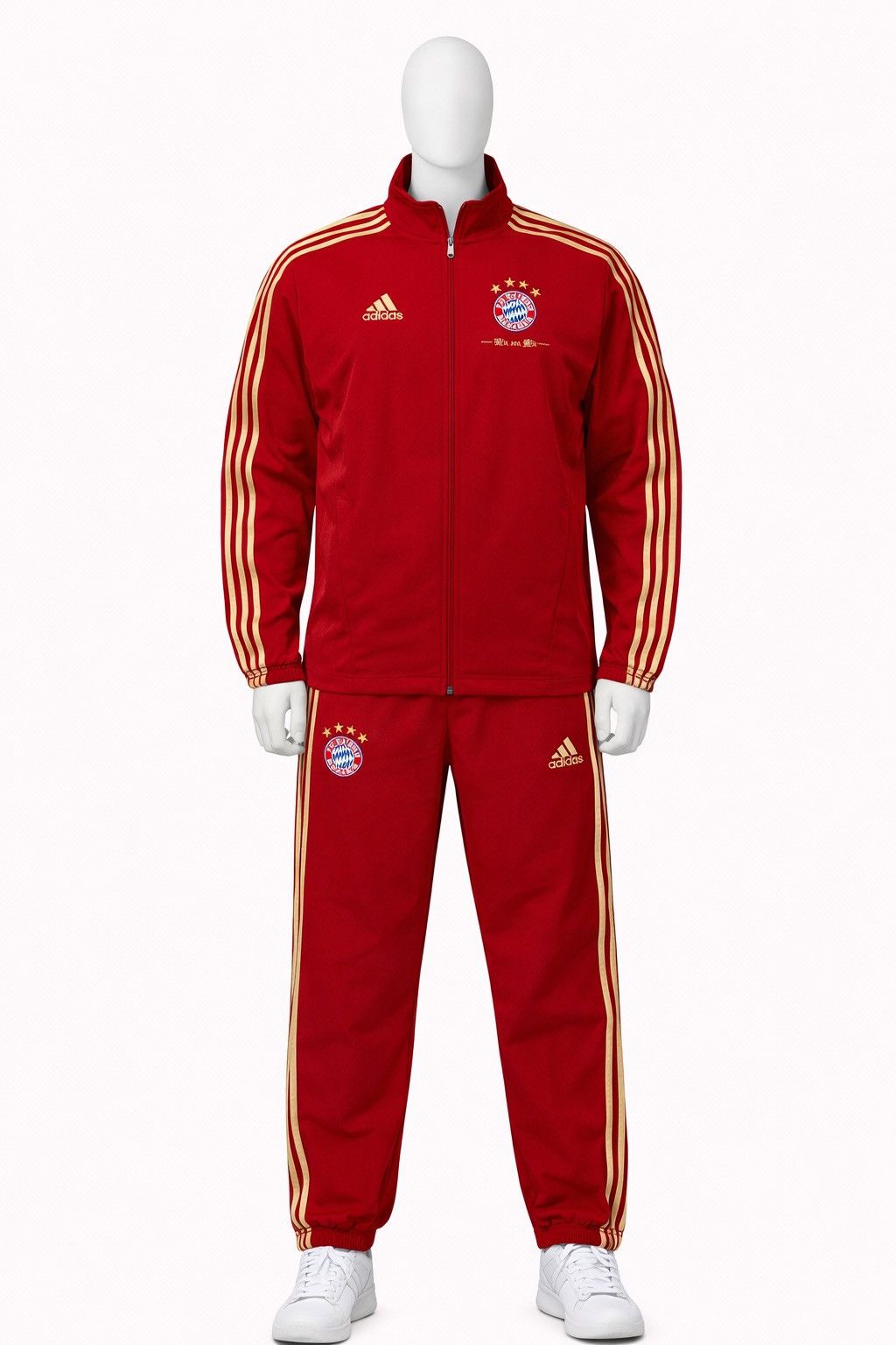 Adidas Adidas FC Bayern Munchen Nylon Football Track Suit Size US S / EU 44-46 / 1 - 1 Thumbnail