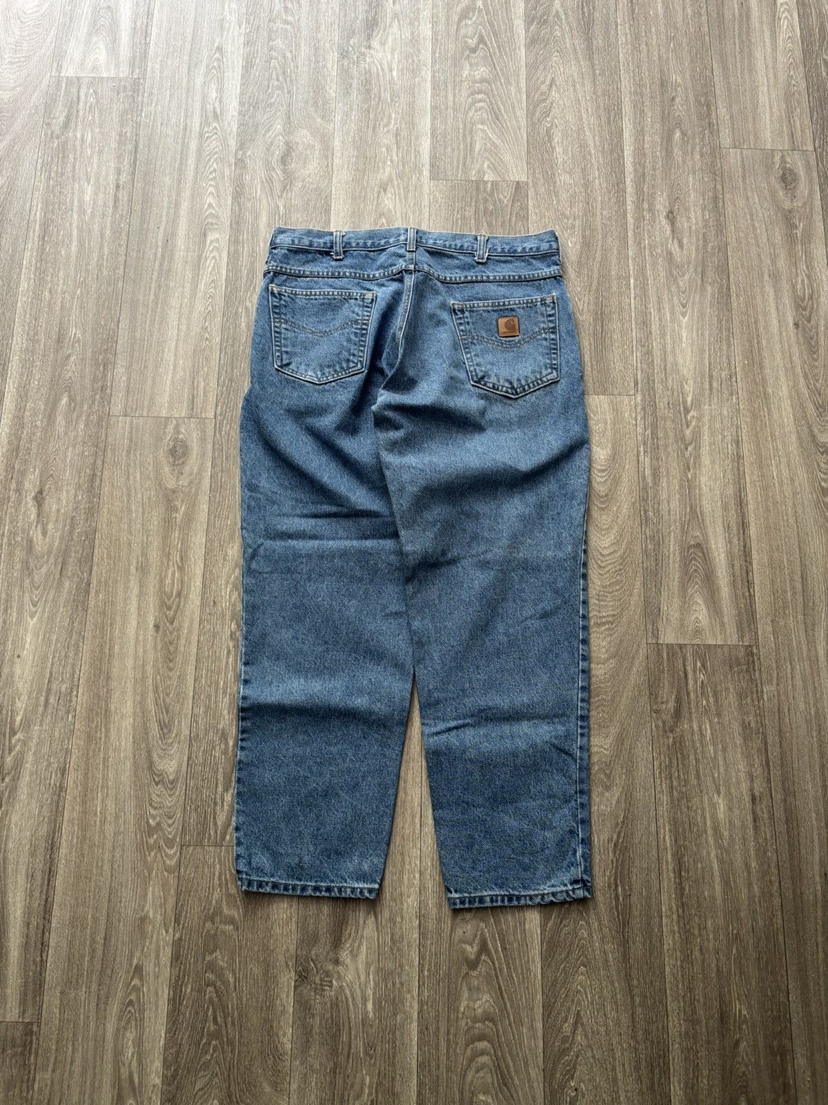 Carhartt Carhartt Medium Blue Denim Jeans 36 x 30 Size US 36 / EU 52 - 1 Thumbnail