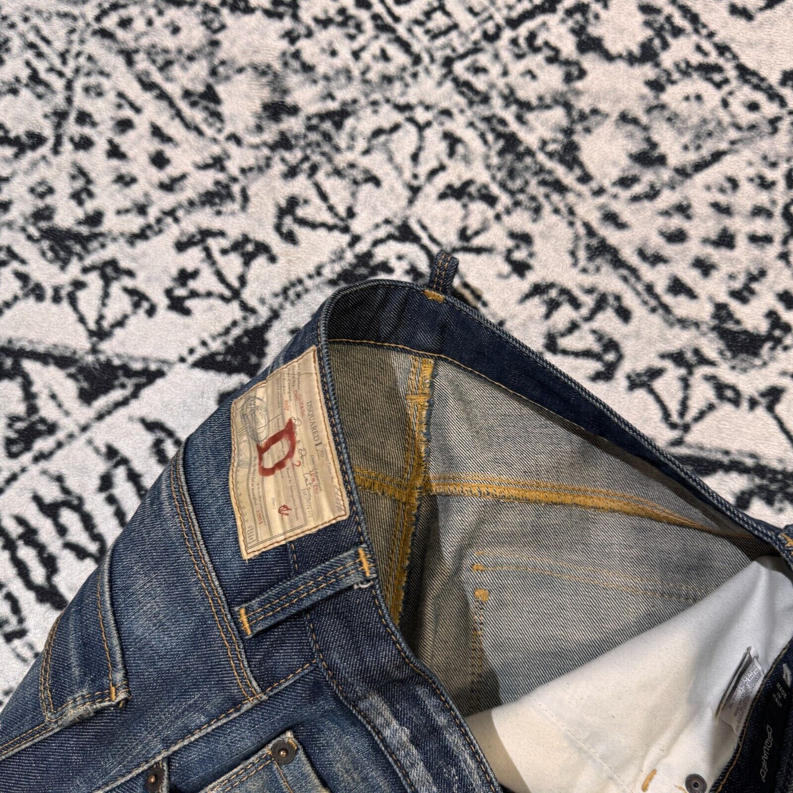 Dsquared2 × Vintage Dsquared2 Blue Cotton Denim Pants Size 48 IT Faded Ripped Size US 35 - 11 Thumbnail