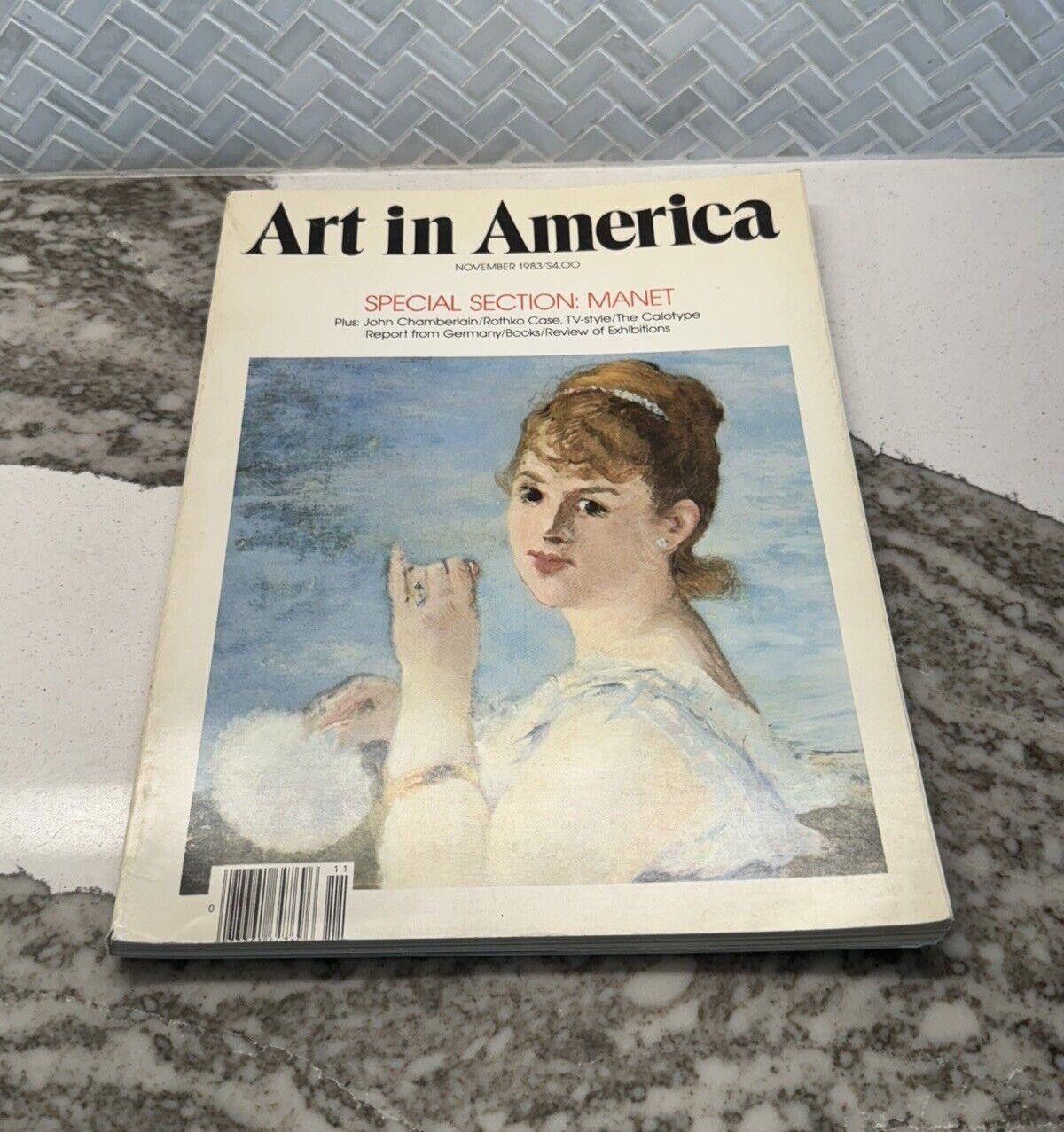 Designer 1983 NOVEMBER ART IN AMERICA MAGAZINE MANET SPECIAL SECTION Size ONE SIZE - 1 Thumbnail