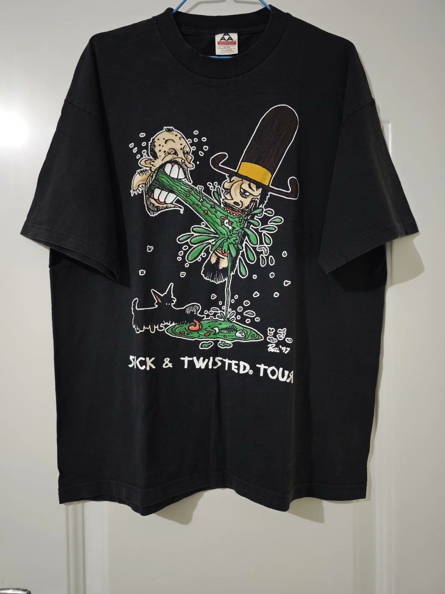 Balenciaga Korn 1997 Sick Twits Tour Vintage Tee Size US M / EU 48-50 / 2 - 1 Thumbnail