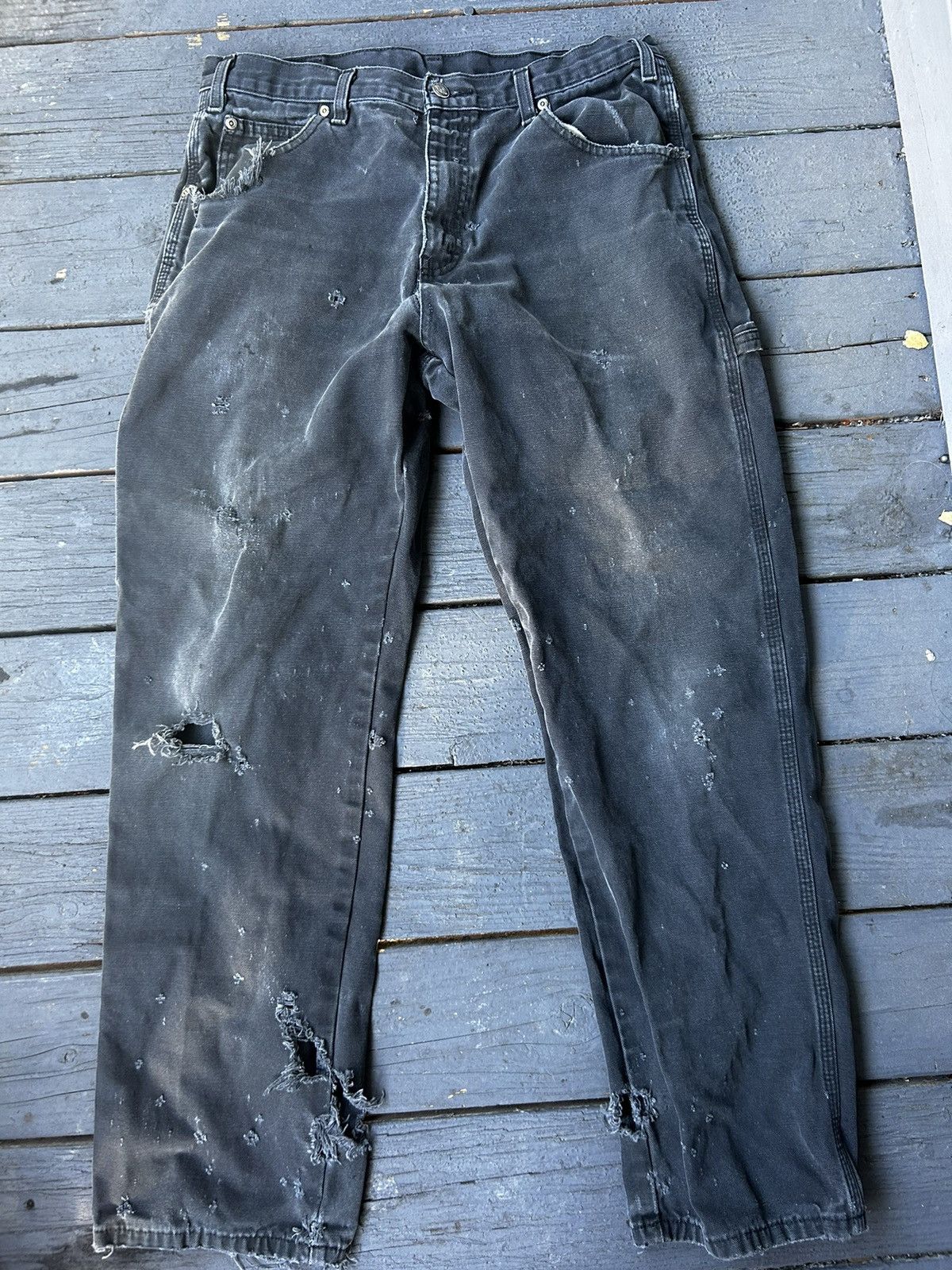 Dickies × Vintage GRAIL Dickies "washed gray" Size US 34 / EU 50 - 1 Thumbnail