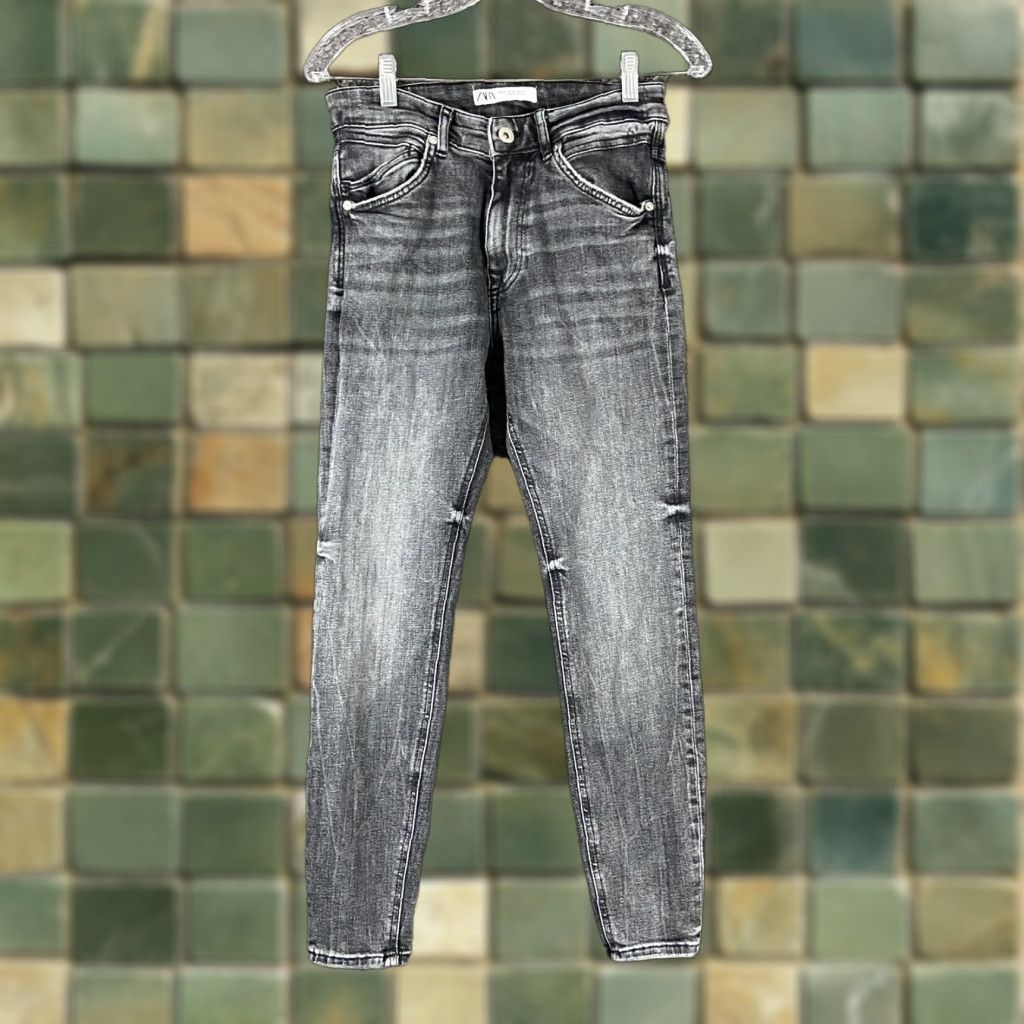 Zara Zara Jeans Skinny Women’s 29 Gray Black 29? Size 29" - 1 Thumbnail