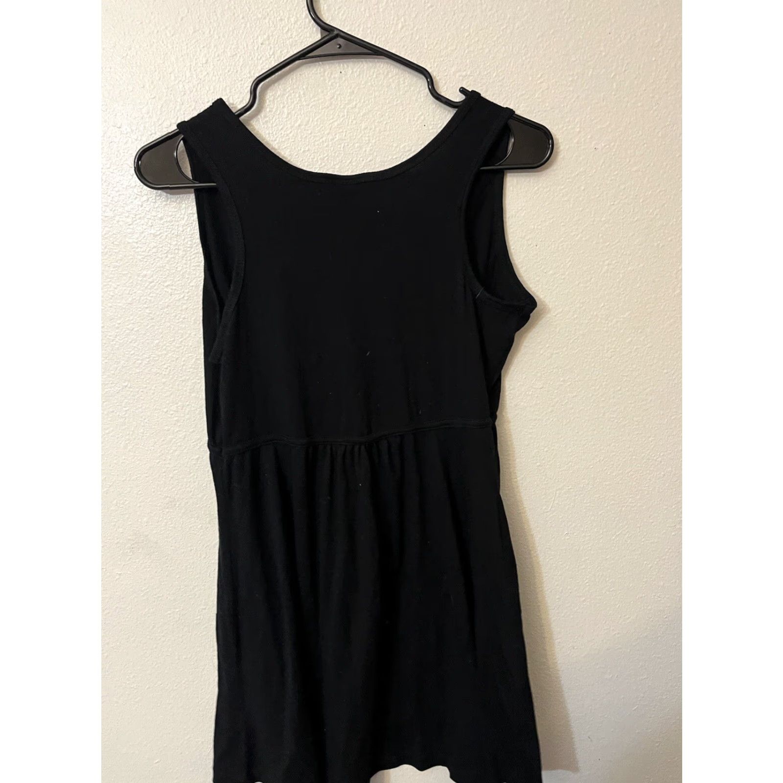 Apt. 9 Apt. 9 Solid Black Fit Scoop Neck Sleeveless Tank Dress S Red Women's Tank Dress Short Dress Bodice Lined 90s? Size S / US 4 / IT 40 - 2 Thumbnail