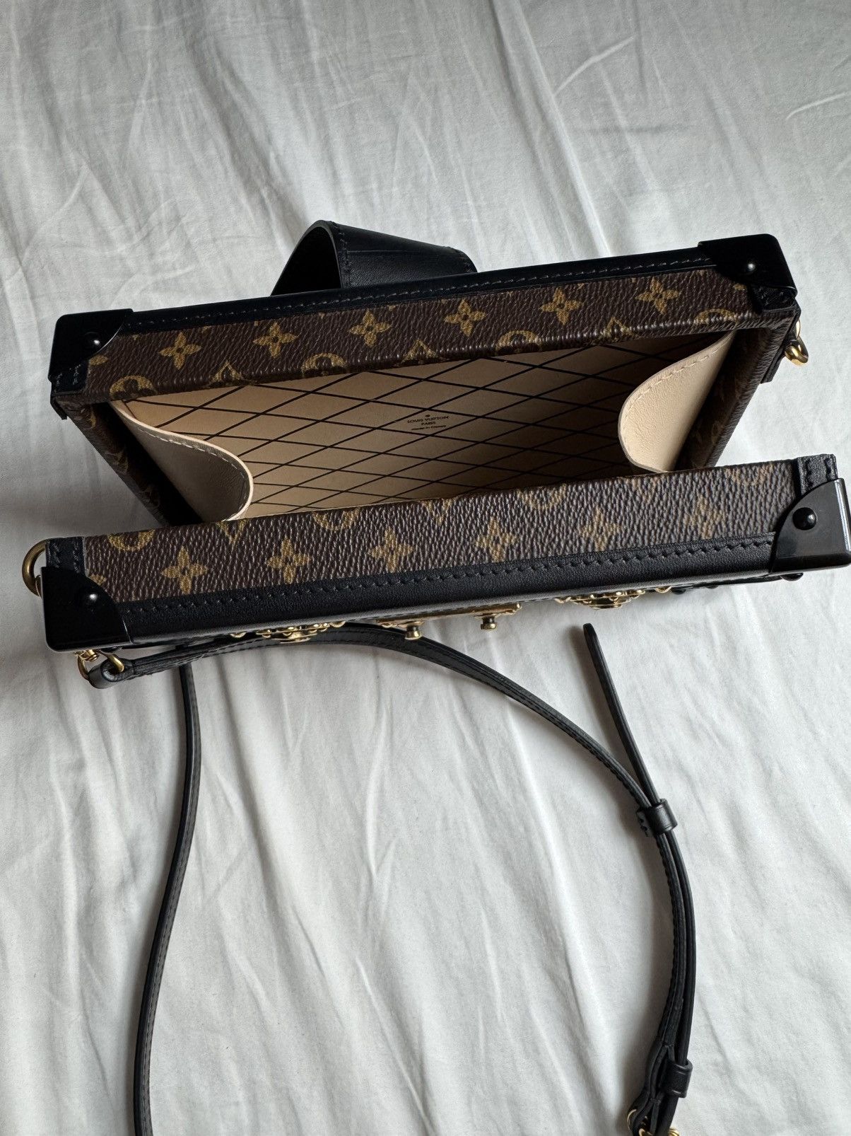 Louis Vuitton Louis Vuitton Petite Malle brown monogram canvas Size ONE SIZE - 3 Thumbnail