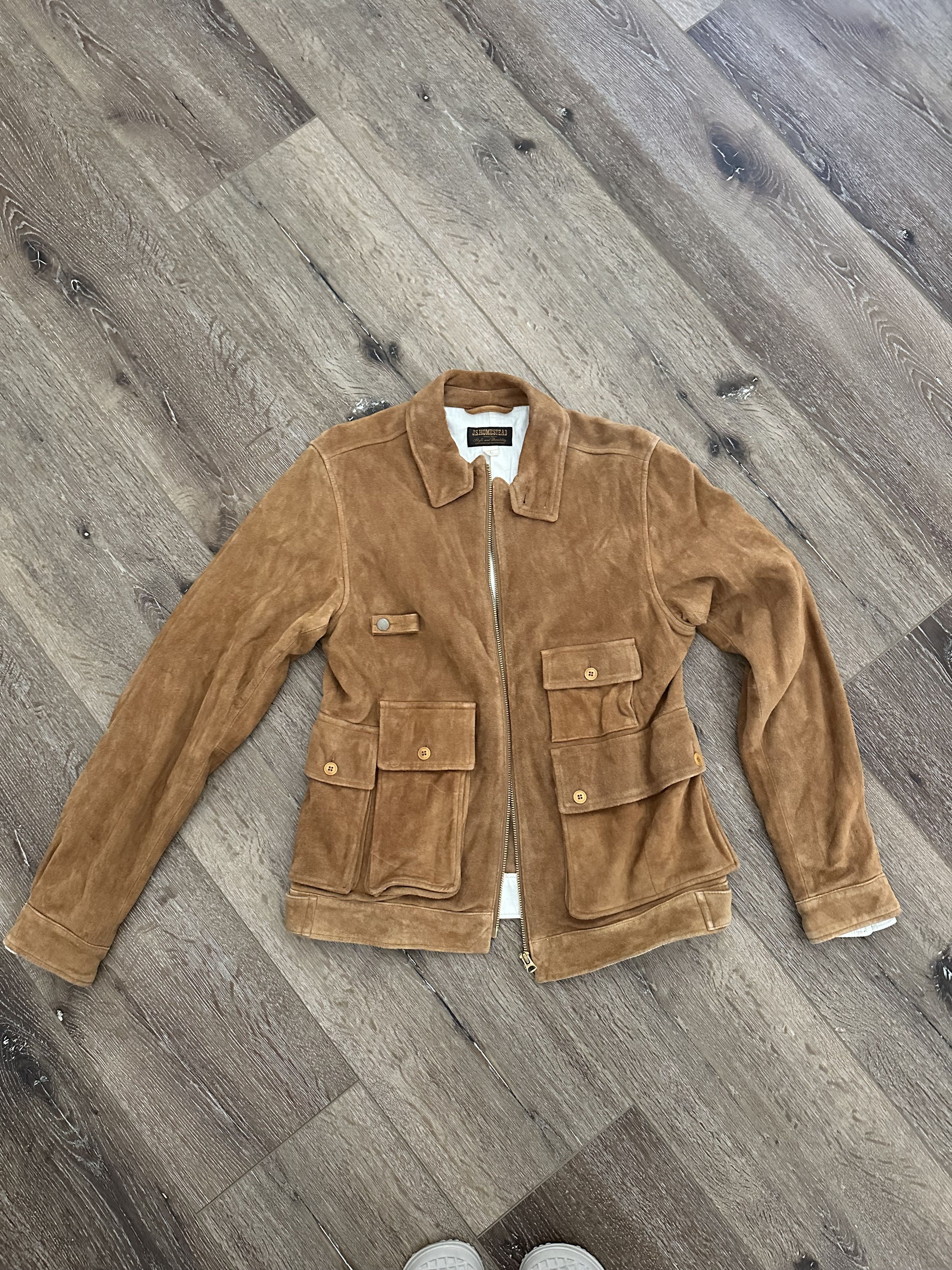 J.S. Homestead × Journal Standard Brown Goat Leather Jacket Bomber Size US L / EU 52-54 / 3 - 2 Thumbnail