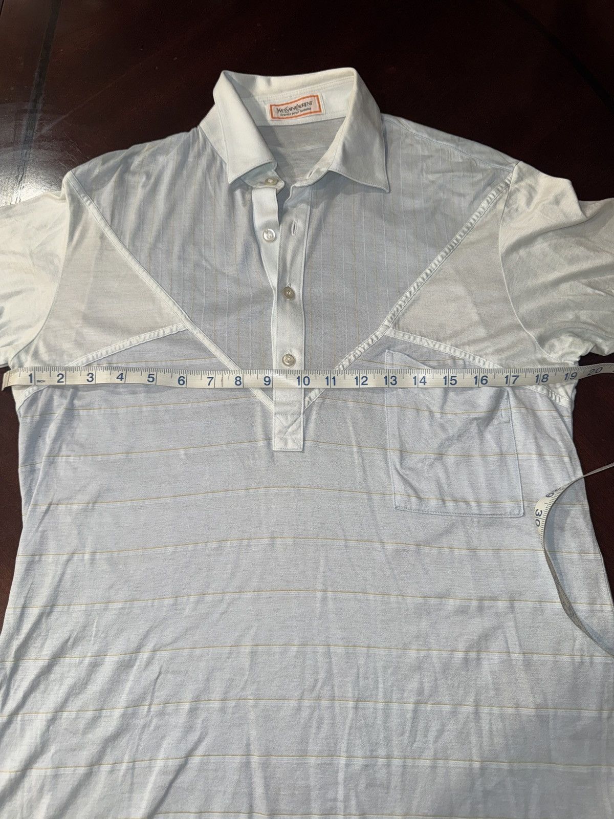 Yves Saint Laurent YSL Polo Shirt x Vintage x Luxury - Yves Saint Laurent Size US S / EU 44-46 / 1 - 6 Thumbnail
