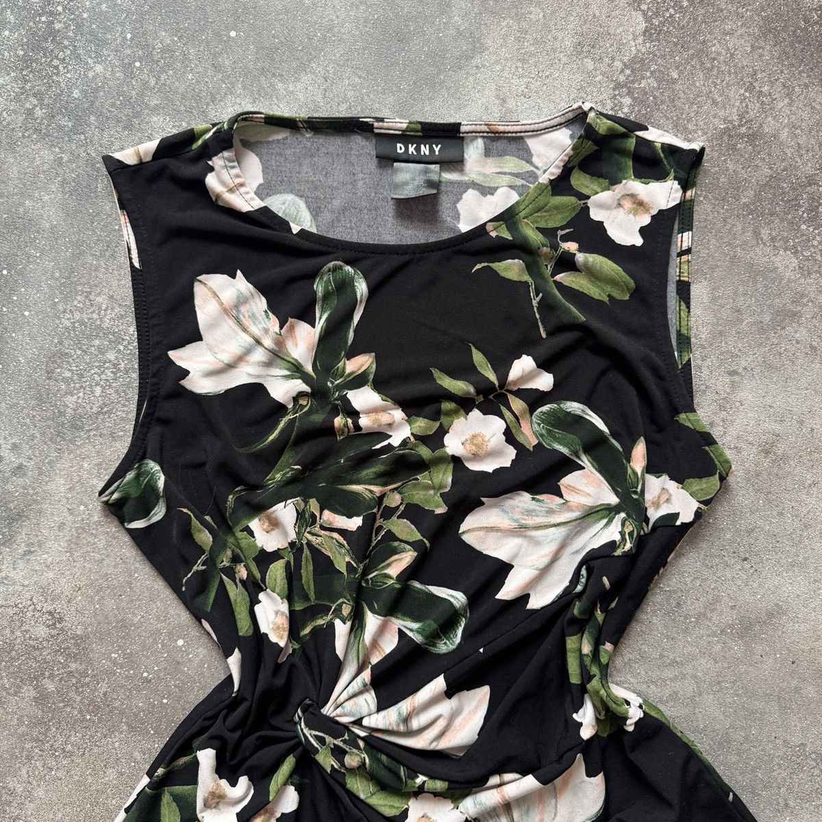 DKNY DKNY Super Sexy Floral Y2K Tank Top / Blouse Size S / US 4 / IT 40 - 3 Thumbnail