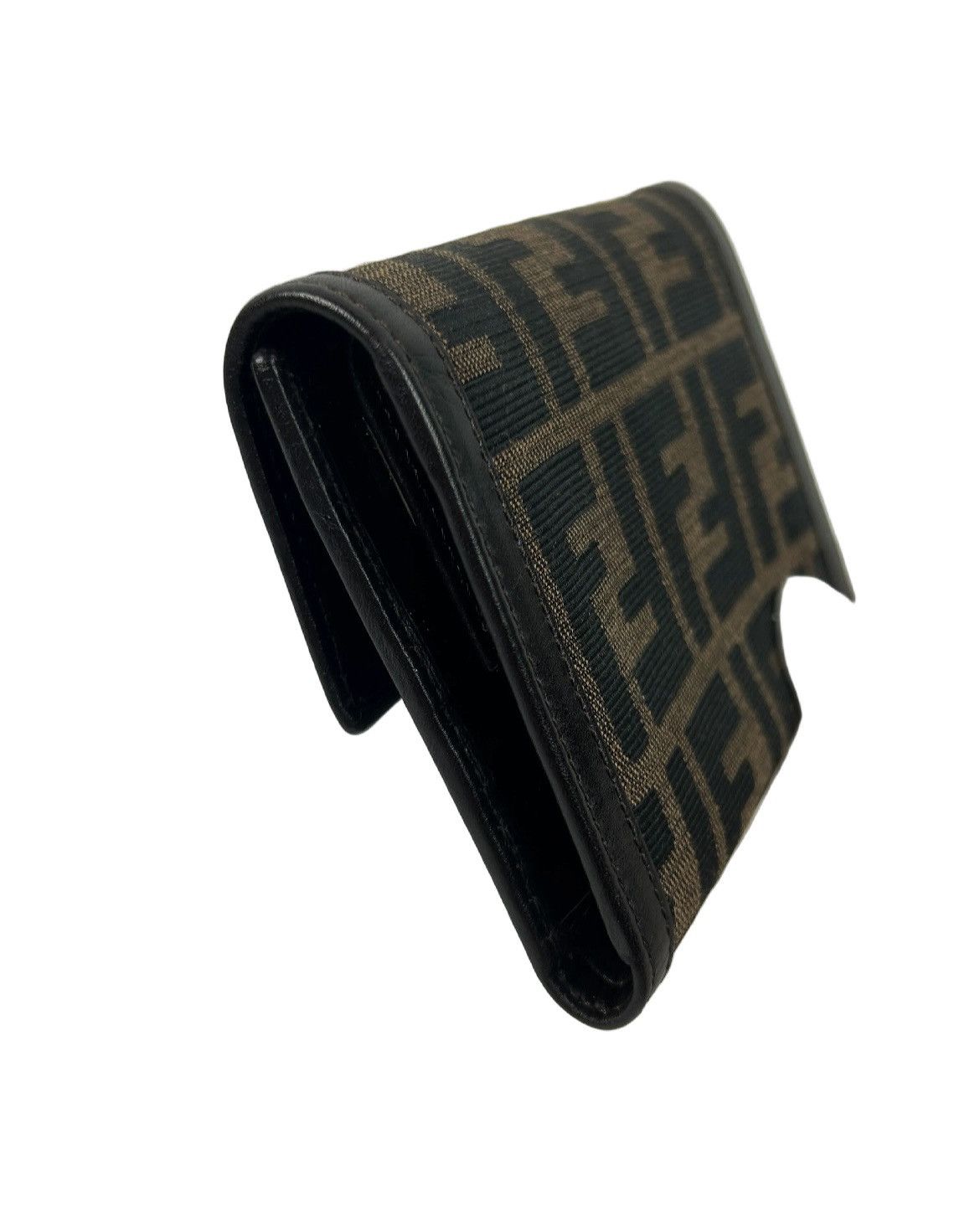 Fendi Fendi Zucca Monogram Trifold Wallet Size ONE SIZE - 6 Thumbnail