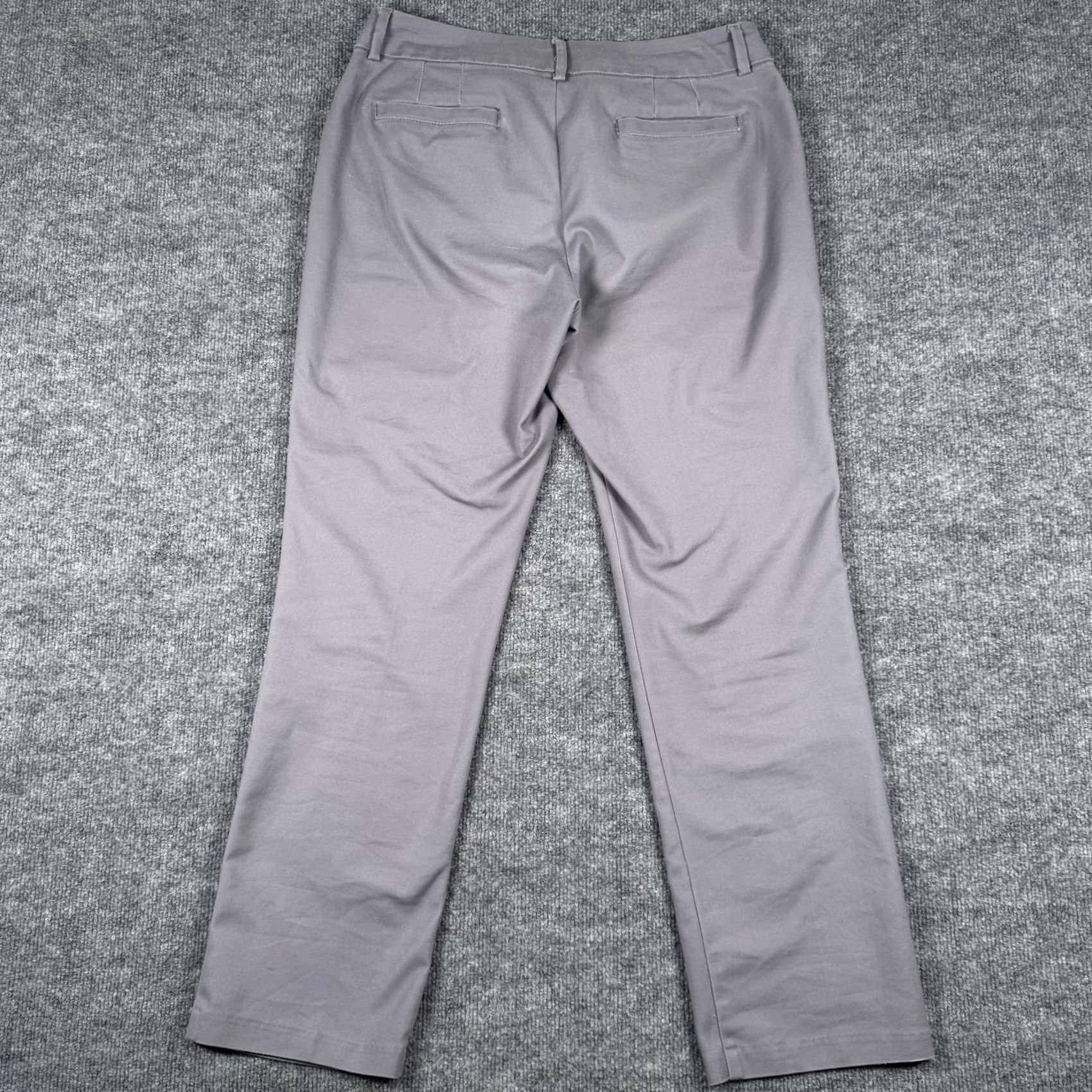 Lee Lee Dress Pants Womens 12 Gray Straight Leg Mid Rise Secretly Shapes Stretch Dress Pants Gray Women Regular 12 Vintage? No Size 34" / US 12 / IT 48 - 6 Thumbnail