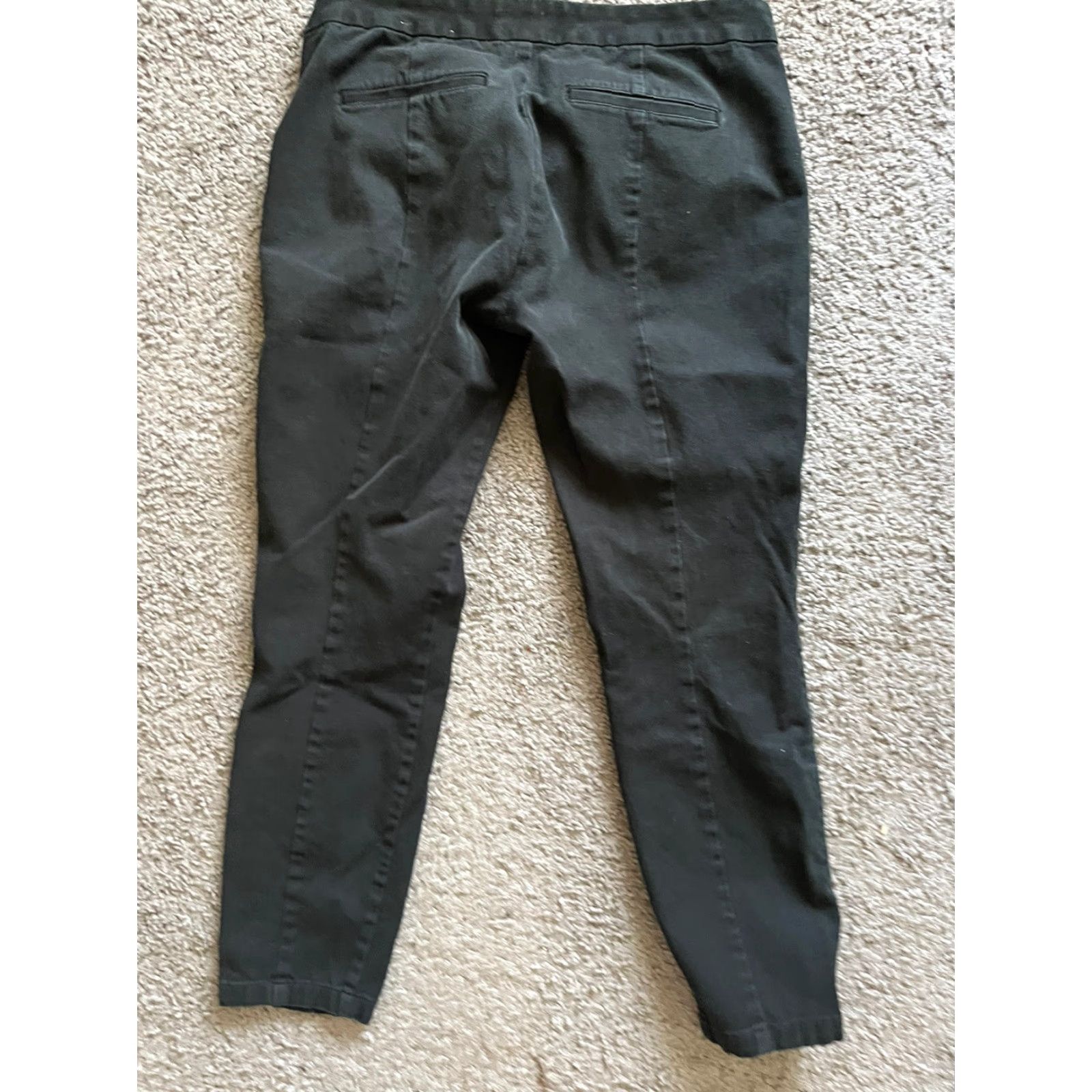 Gap Gap Ultra Skinny Crop Pants Women's Black Size 6 Regular Two Way Stretch Size 28" / US 6 / IT 42 - 3 Thumbnail