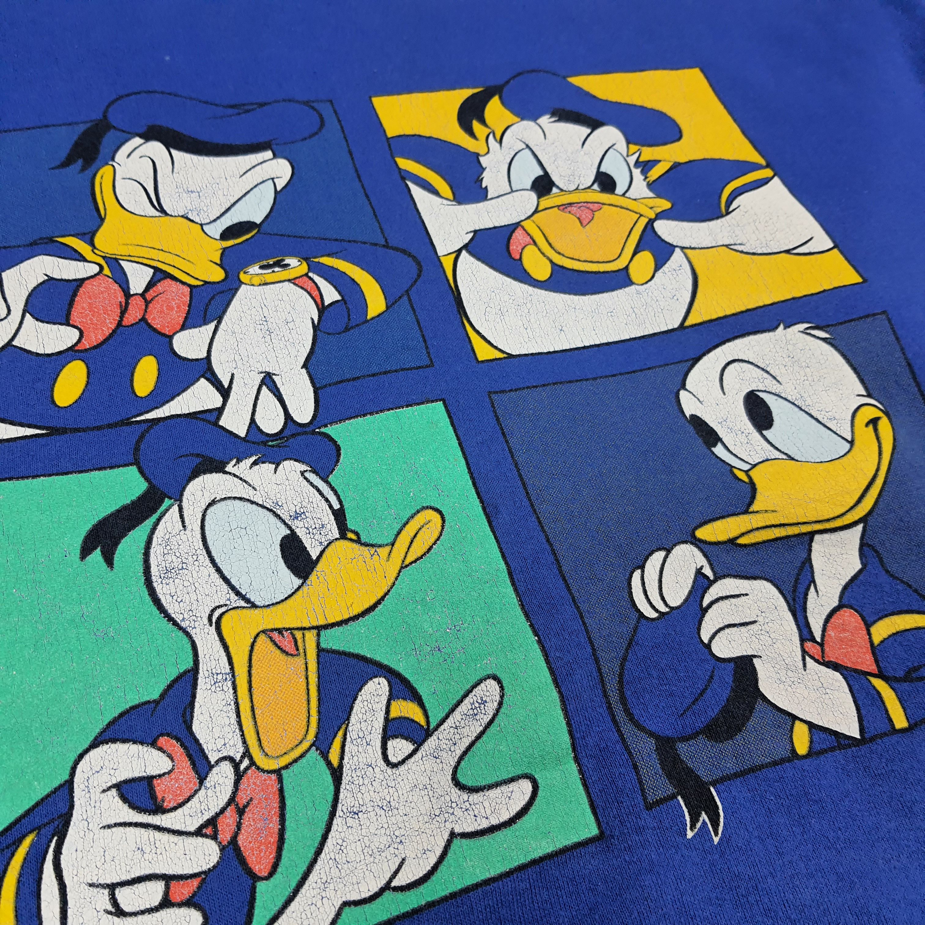 Disney Vintage Disney Donald Duck Cartoon Sweatshirt C270N11 Size US L / EU 52-54 / 3 - 2 Thumbnail