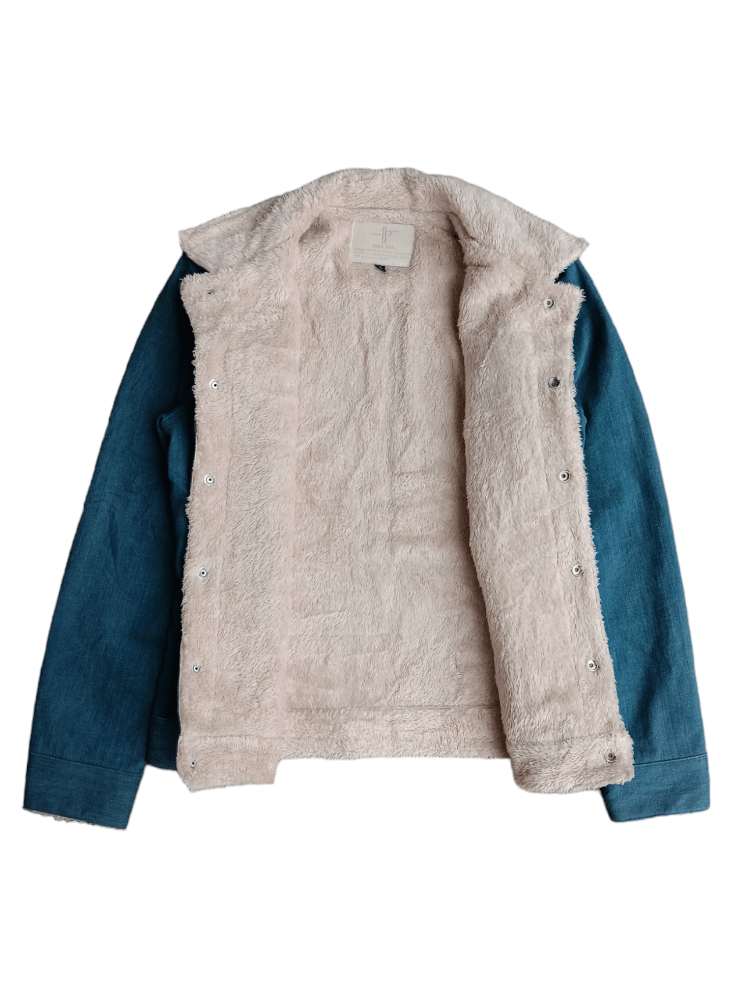 Japanese Brand × NO ID No Id denim sherpa jacket Size US M / EU 48-50 / 2 - 5 Thumbnail