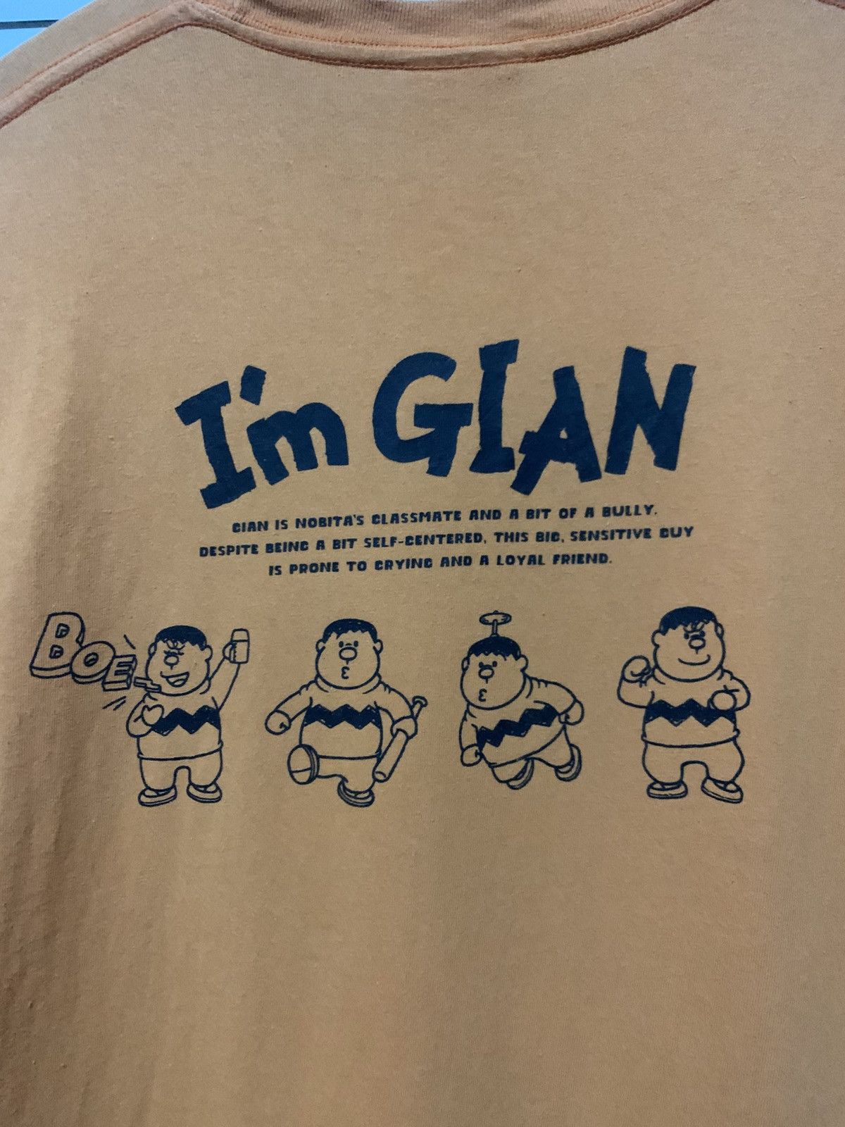 Anime vintage Doraemon i’m gian anime cartoon tew tshirt Size US L / EU 52-54 / 3 - 6 Thumbnail