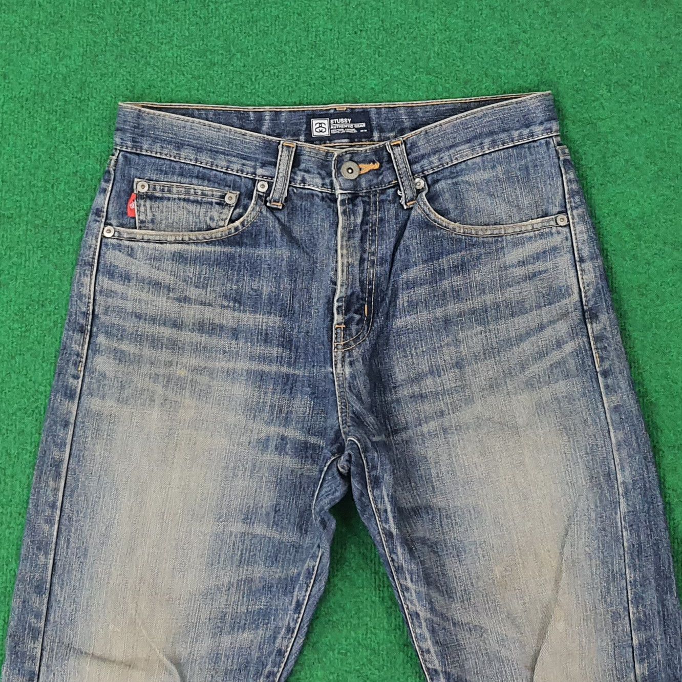 Stussy Vintage Stussy Streetwear Custom Logo Jeans C228N17 Size US 30 / EU 46 - 6 Thumbnail