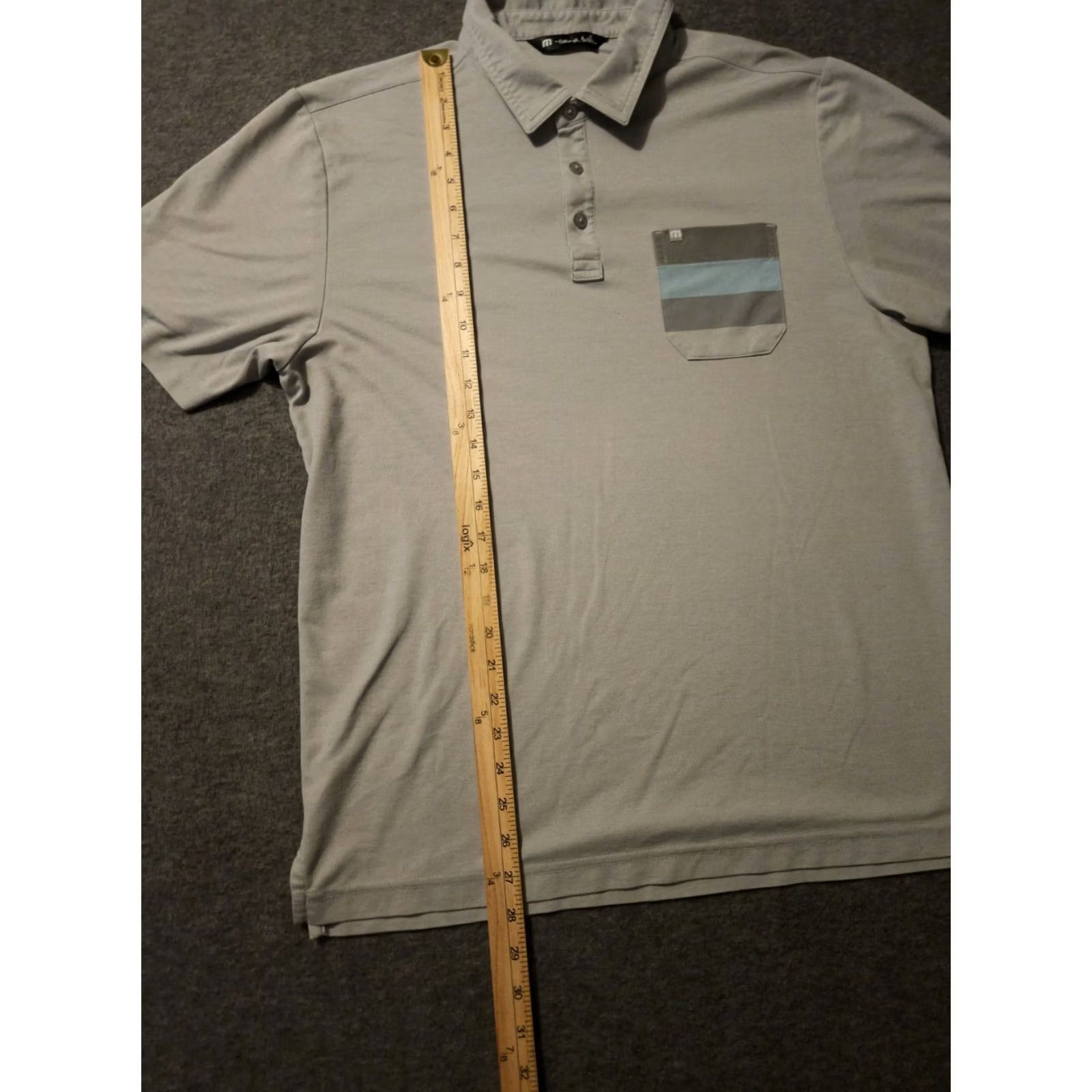 TravisMathew Travis Mathew Polo Shirt Men L Short Sleeve Gray Casual Golf Active Shirt Size US L / EU 52-54 / 3 - 4 Thumbnail