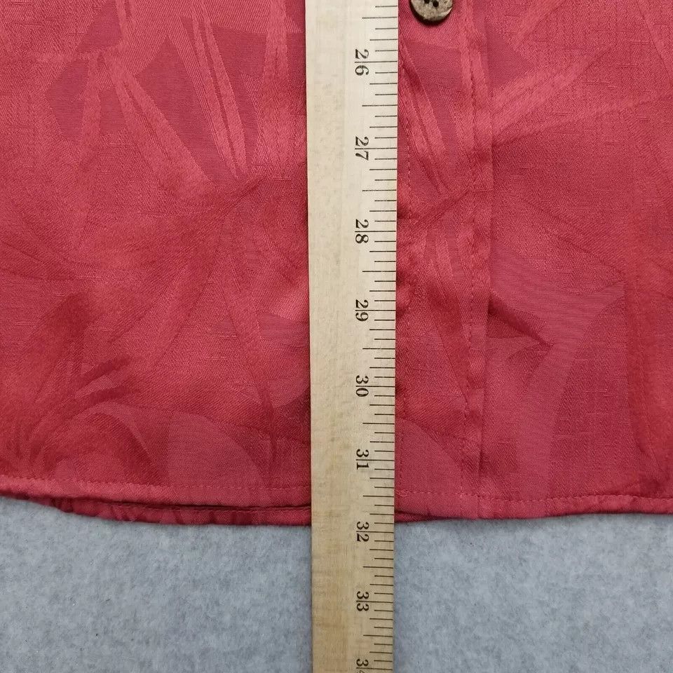 Paradise Paradise Blue Hawaiian Shirt Mens XL Red Button Up Size US XL / EU 56 / 4 - 10 Thumbnail