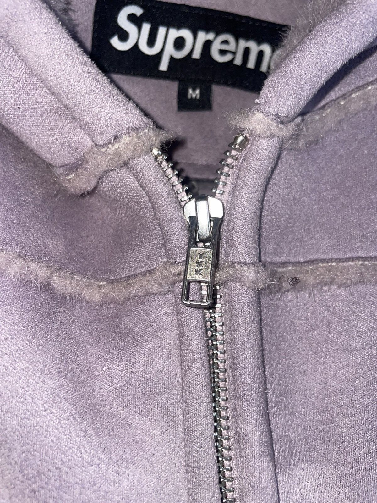 Supreme Supreme Faux Fur Suede Patchwork Hooded Jacket Size US M / EU 48-50 / 2 - 10 Thumbnail